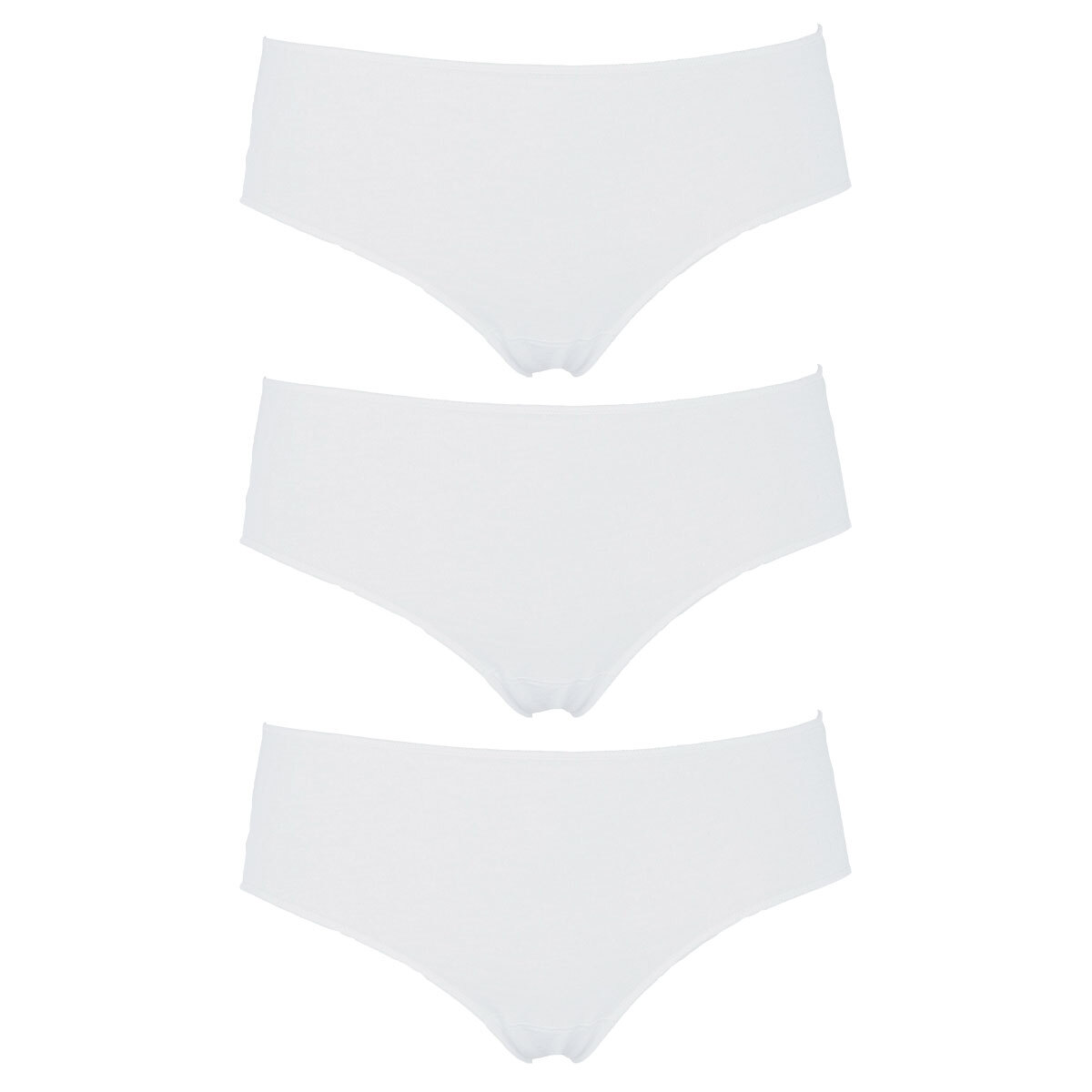 3 Women’s Cotton Bielastic Bielastic Midi Briefs Cotton 3488 Stretchy