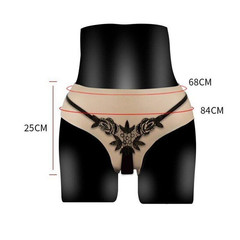 Silicone Buttock Fake Vagina Female Vagina Pants Underwear Crossdressers Panties