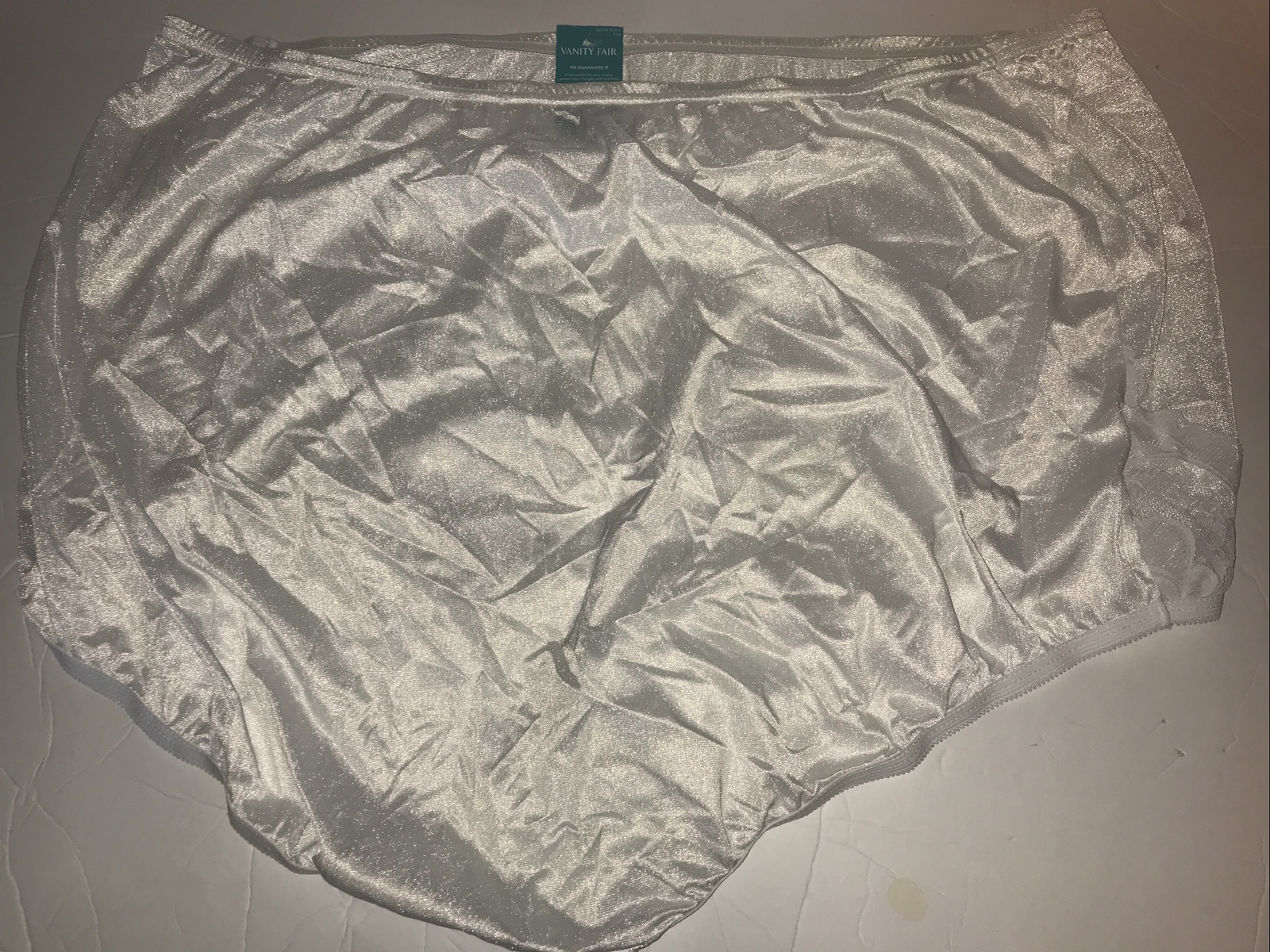 NWT Vanity Fair Silky Panties Sz 11 4XL Perfectly Yours Lace Inset Cotton Gusset