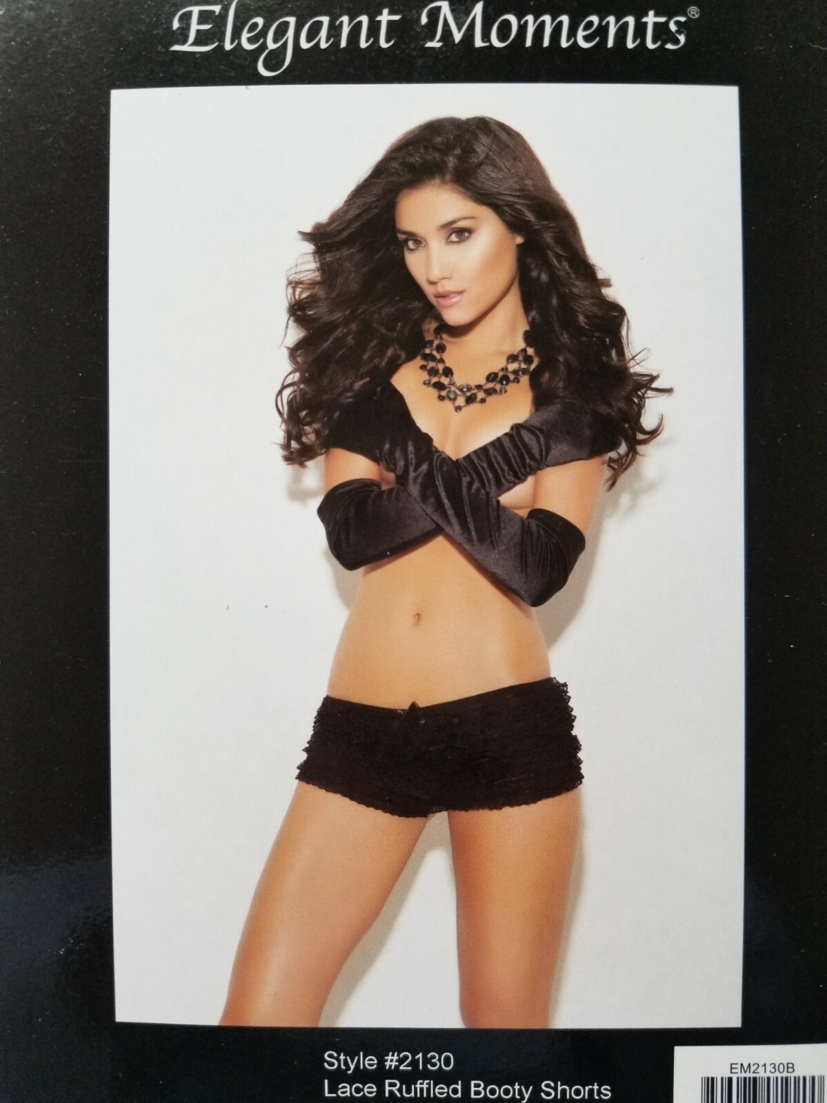 Elegant Moments Ruffled Lace Booty shorts Style 2130 panties