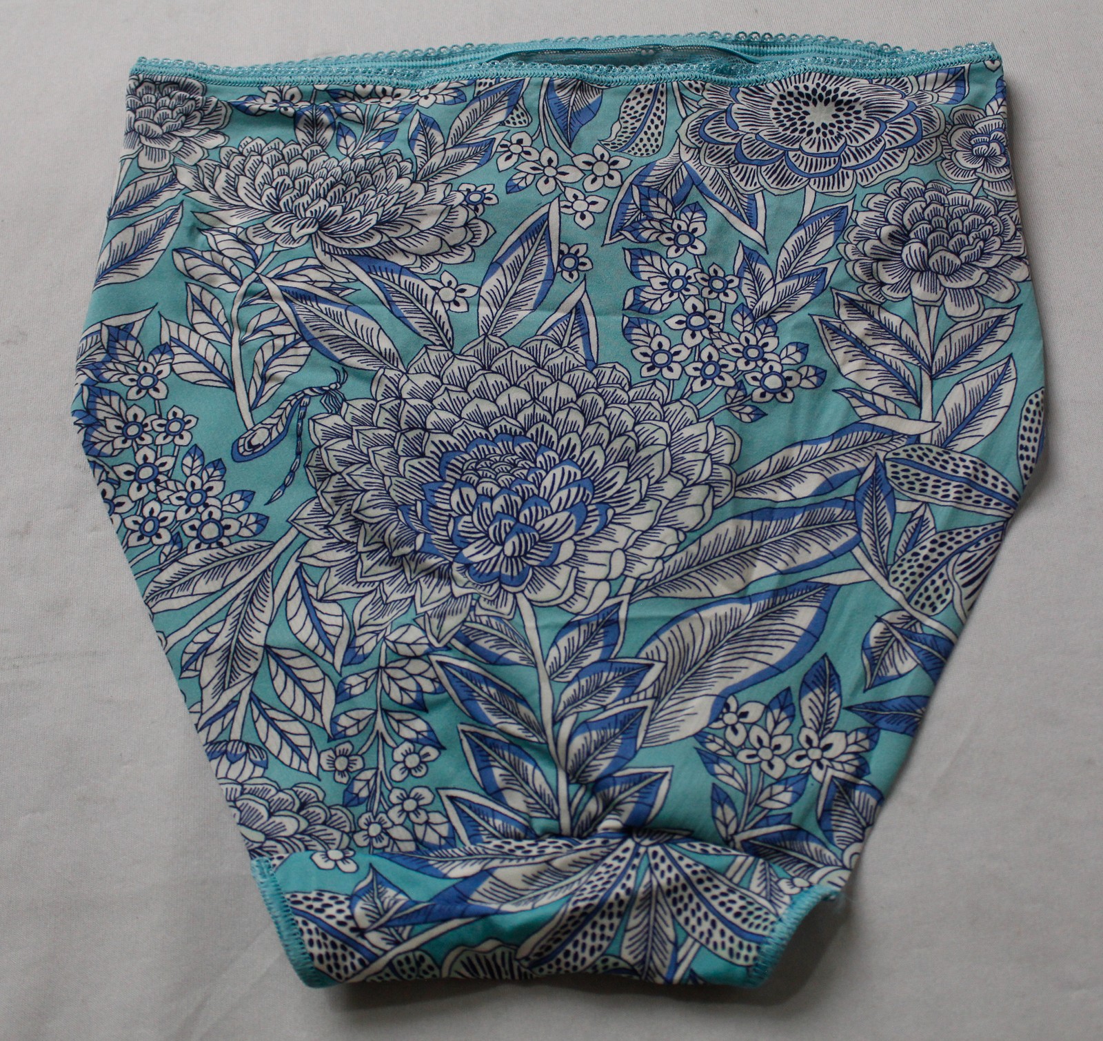 Soma Women’s Vanishing Edge Microfiber High-Leg Brief DH3 Sea Blue Small NWT