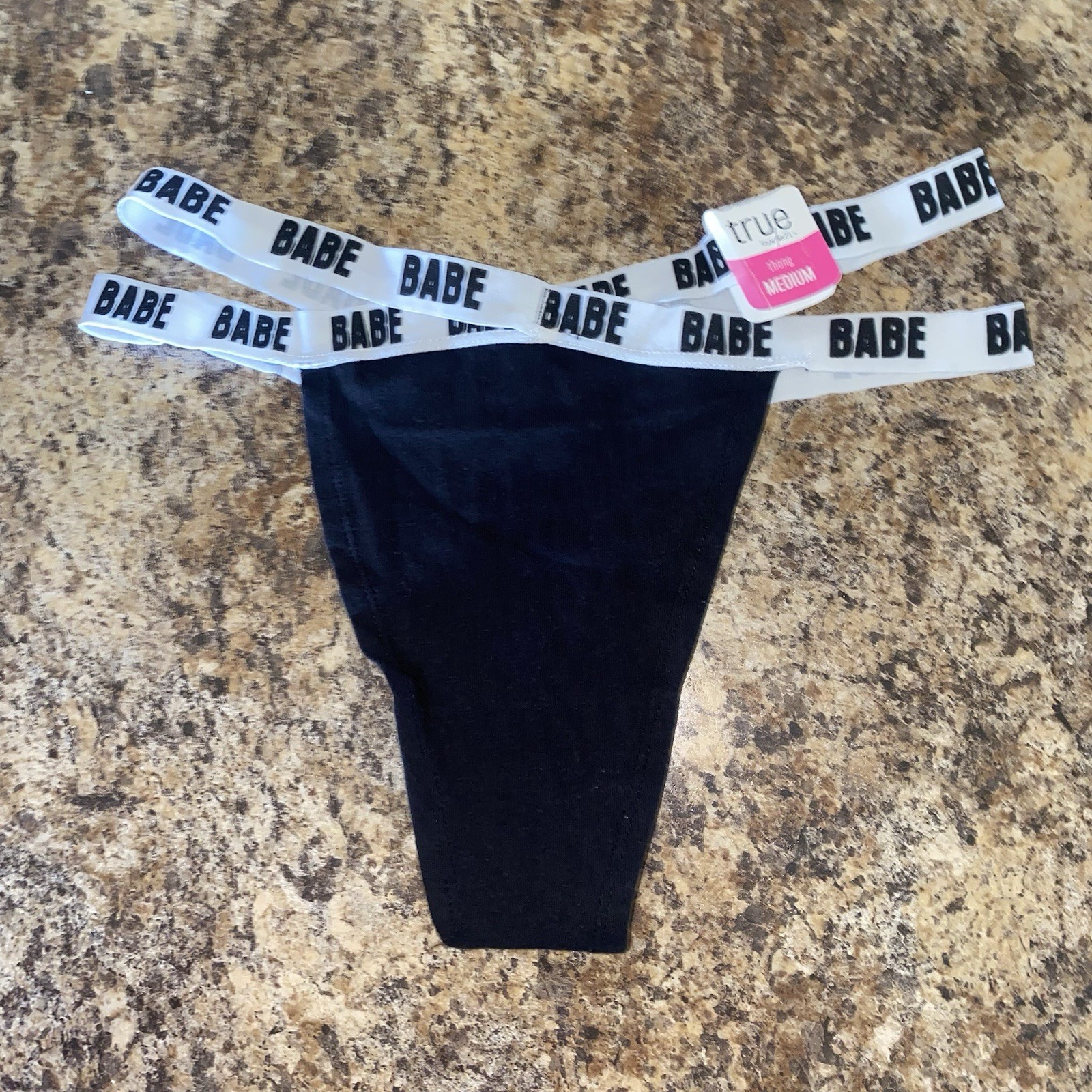 True By Rue21 Thong Medium Straps Strappy Rare Sexy Casual Underwear Panty Babe