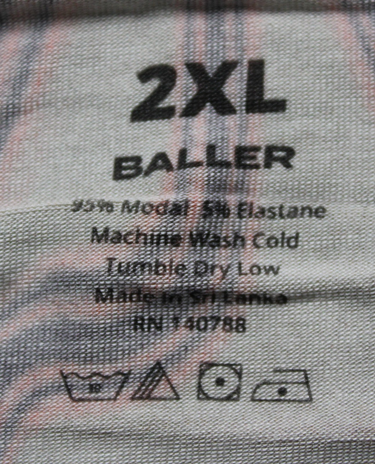 Woxer Women’s Baller 2.0 Soft Modal Mid-Rise Boxer Briefs DH3 Flare 2XL NWT