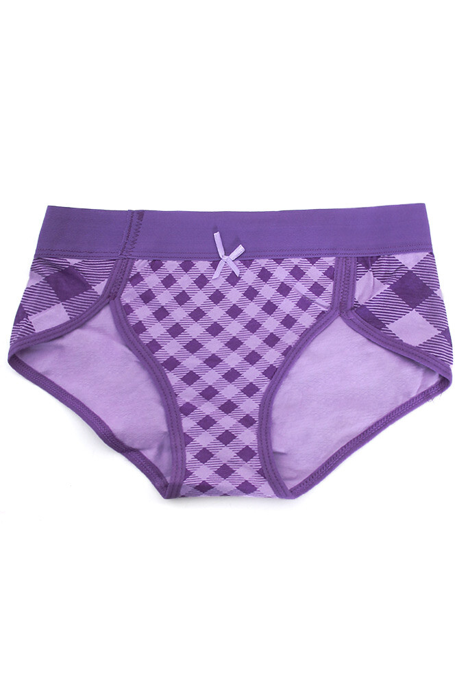 ScarvesMe 12 pack Women’s Assorted Color Buffalo Check Sexy Hipster Panties