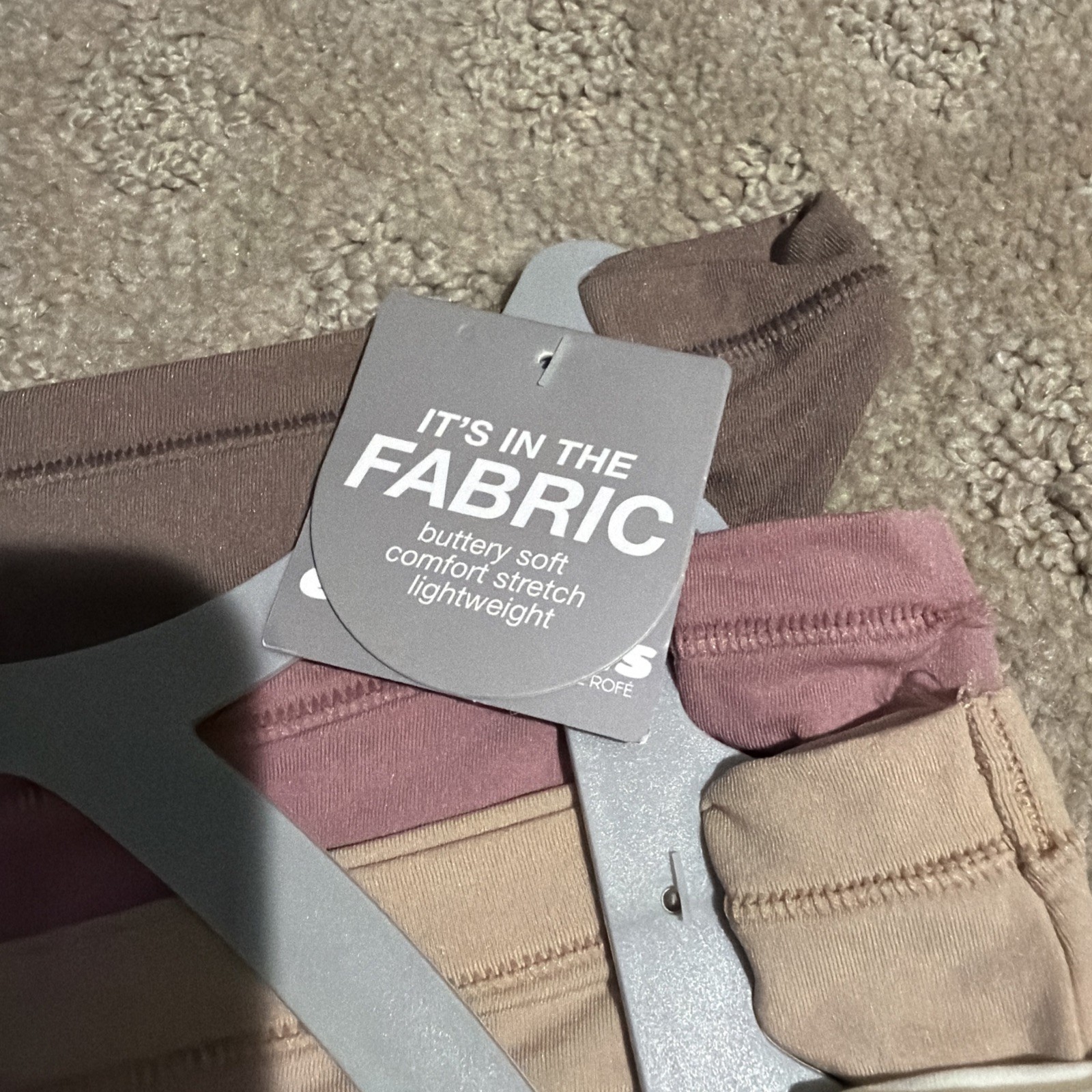Essentials By Rene Rofe 5pk Multicolor Flexible Fit Hipster Panties. Sz L. NWT!