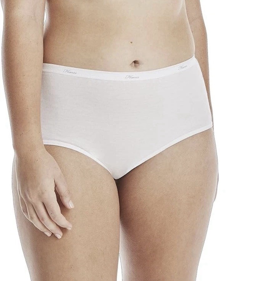 Hanes Womens 10-Pack Cotton Briefs Panties Assorted Colors Sz XL❗️No Tags