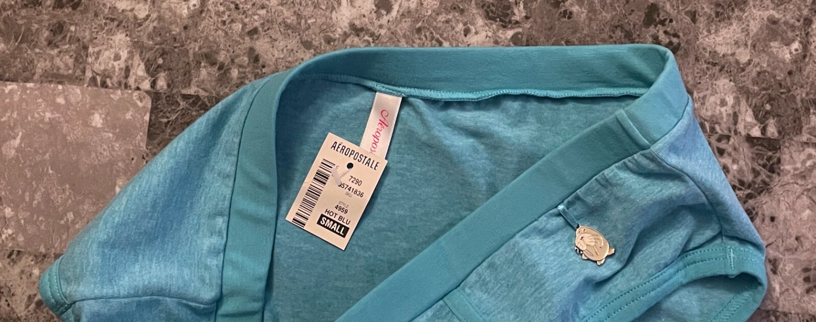 NWT AEROPOSTALE AERO SMALL BLUE WALRUS CHARM VINTAGE RARE HIPSTER PANTIES