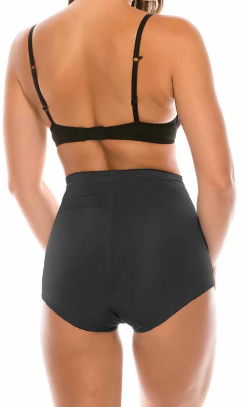 3/6 Pack High Waisted Briefs Tummy Control Girdles Bikini Shaper Panties 75 S-2X