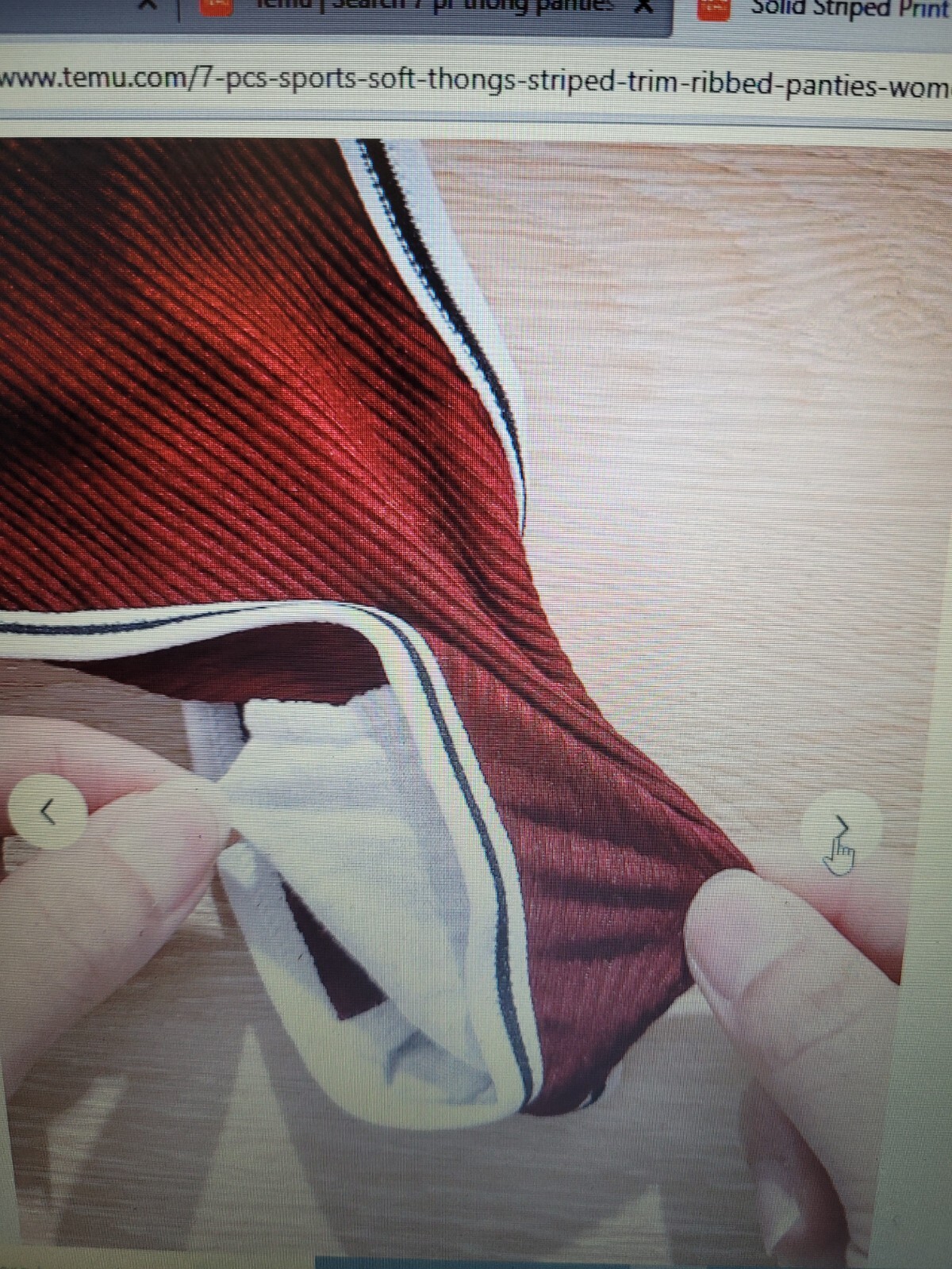 XL Retro Chic SWEET Carousel C@@L Cotton Thongs 7-Pack Multiple Colors Panties