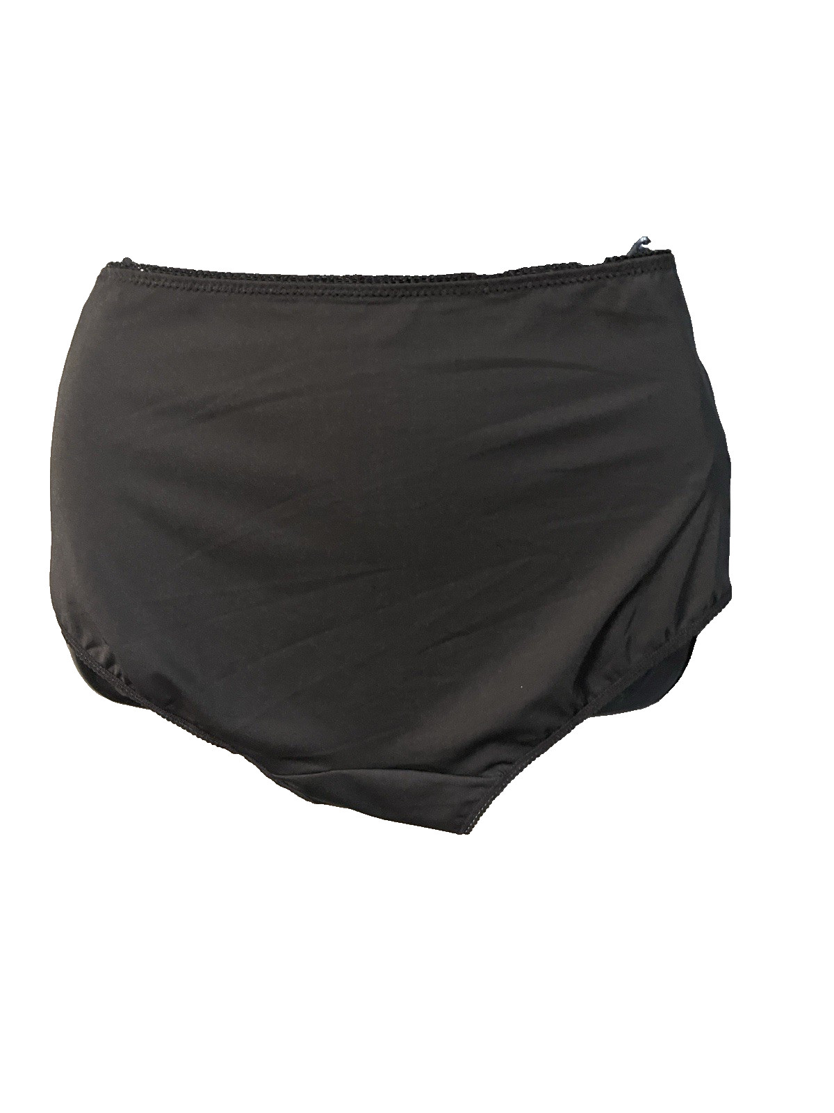 NWT Prima Valentina Brief Panty Black Lace Sissy Romantic Whimsigoth Vintage XL