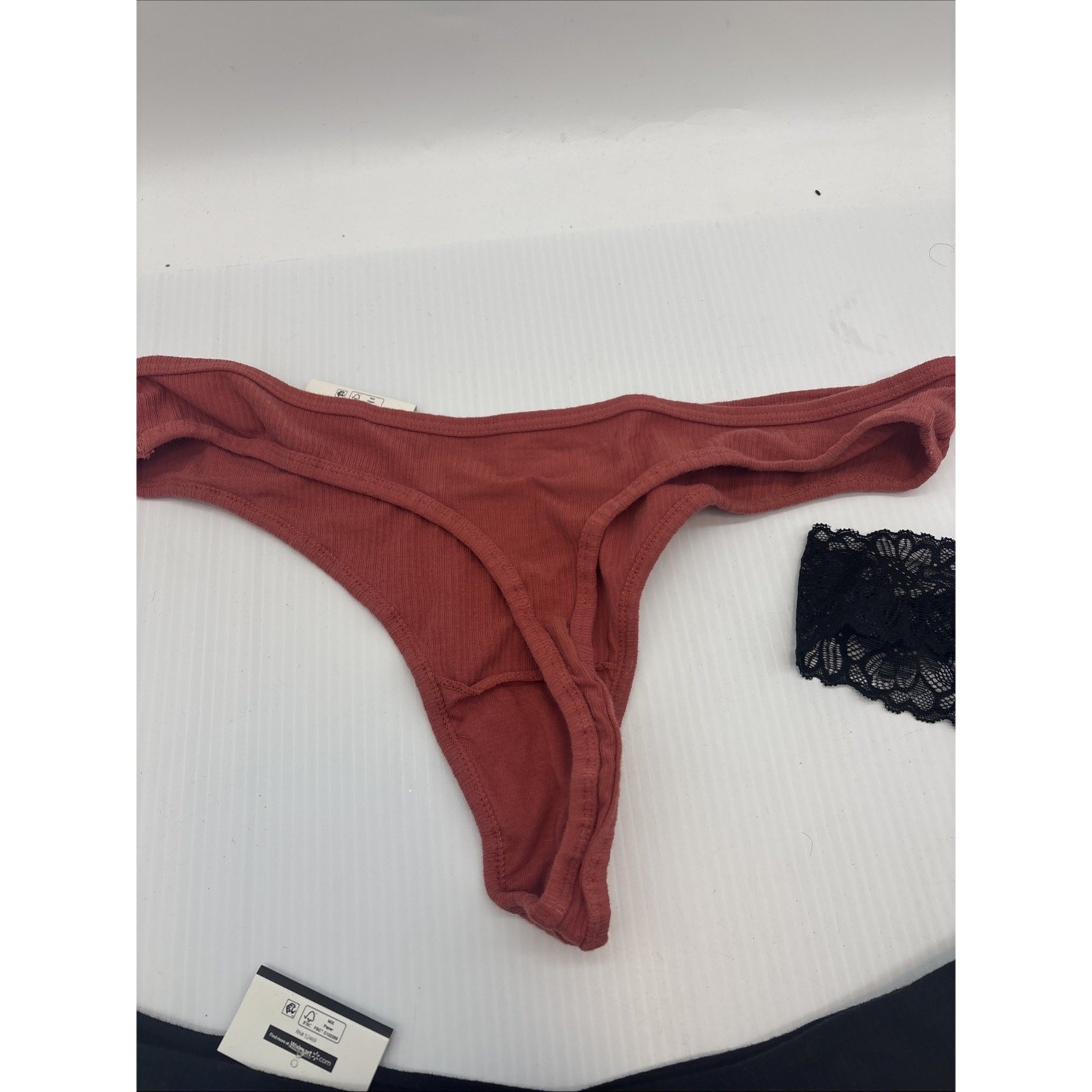 Underwear for Women XXL (19) Thong Black Orange Lace Lot of 3 {RR}