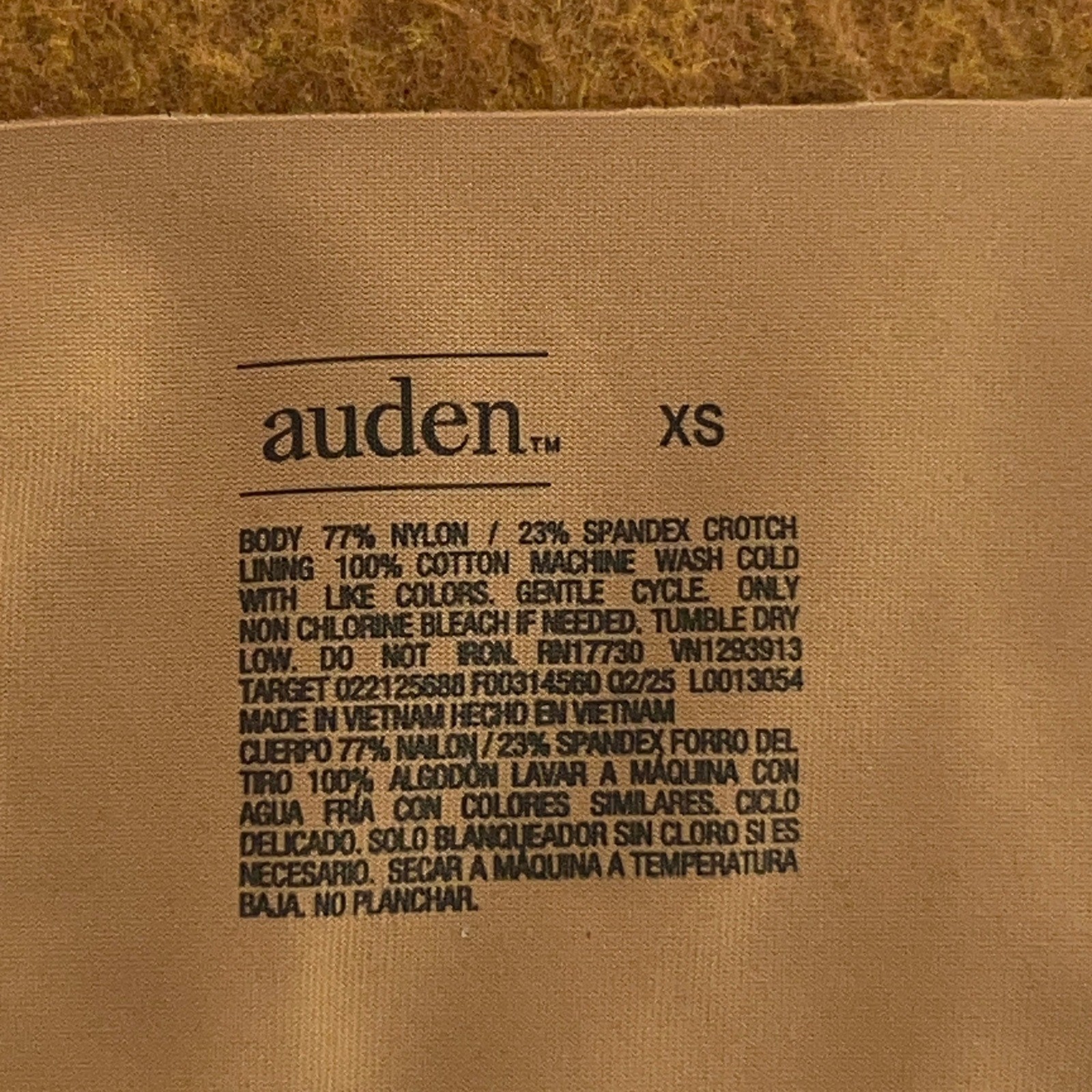 Auden Womens XS Multi Striped Solid Laser Cut Seamless Thong Panty 4 Pack New