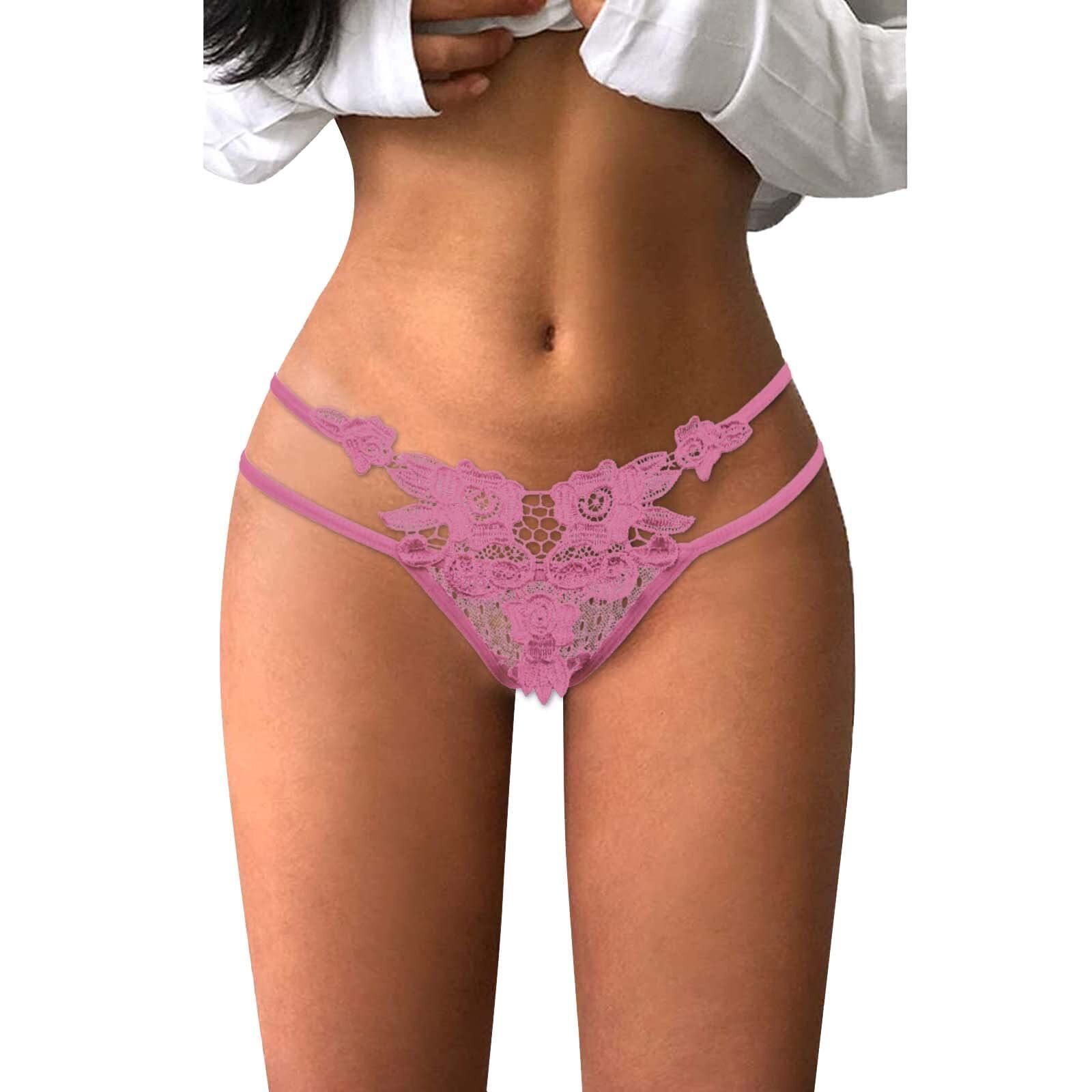 ☆US FAST☆Sexy Women Lace Thong G-string Panties Lingerie Underwear Hollow T-back