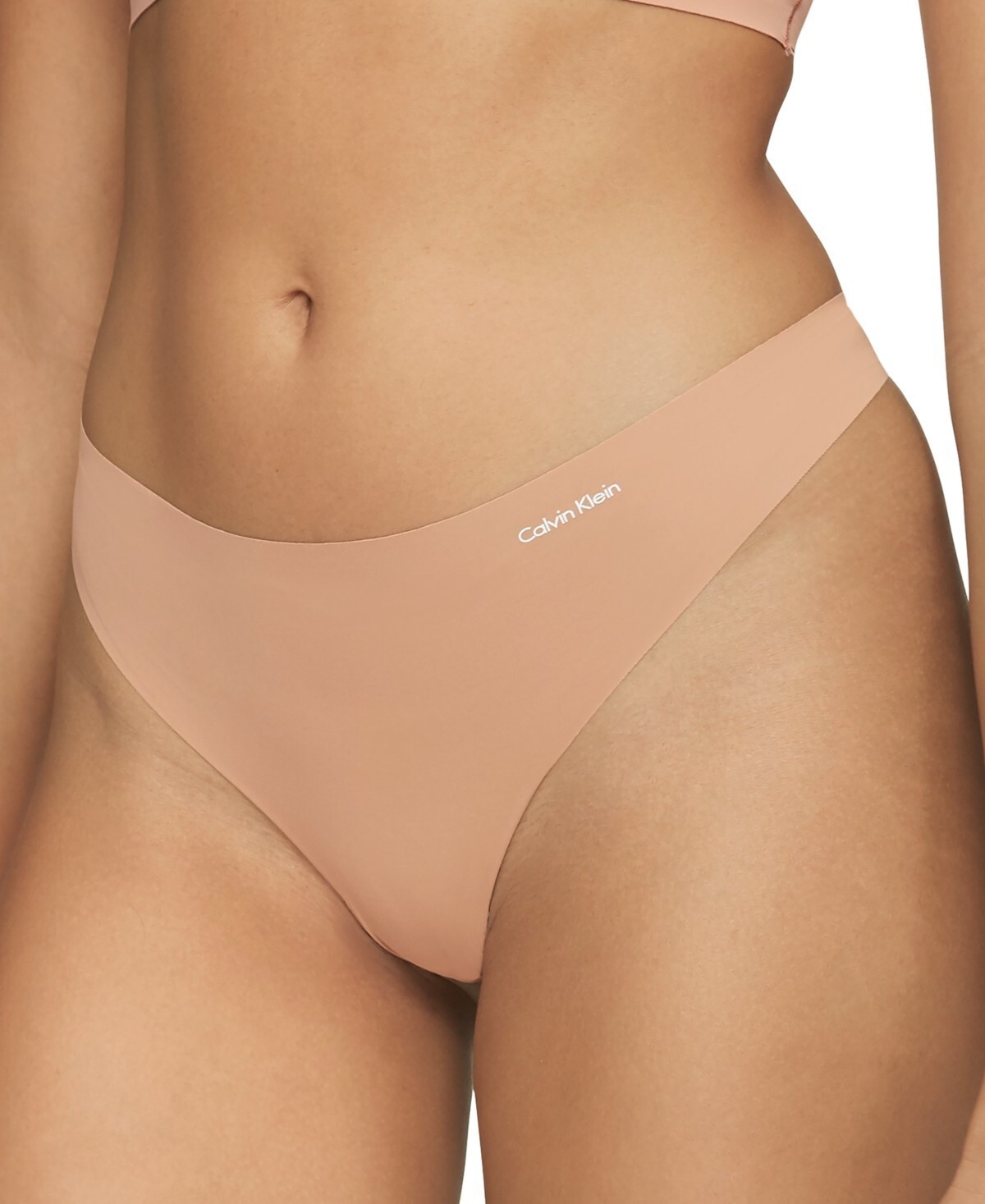 Calvin Klein Thong Panty Light Chestnut Seamless, XL