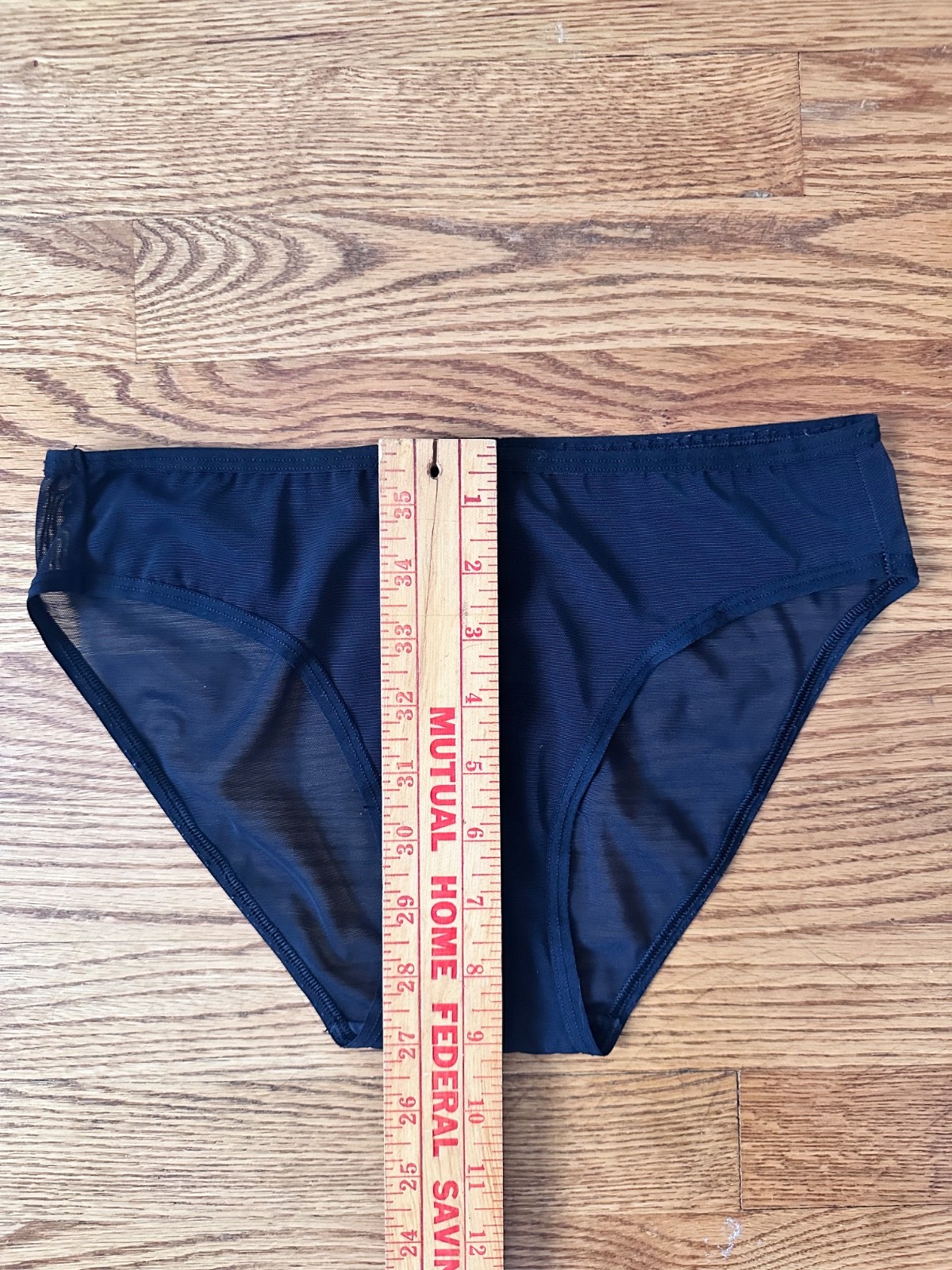 Old Navy Women’s Mesh Bikini Mid Rise Underwear, Black, Small