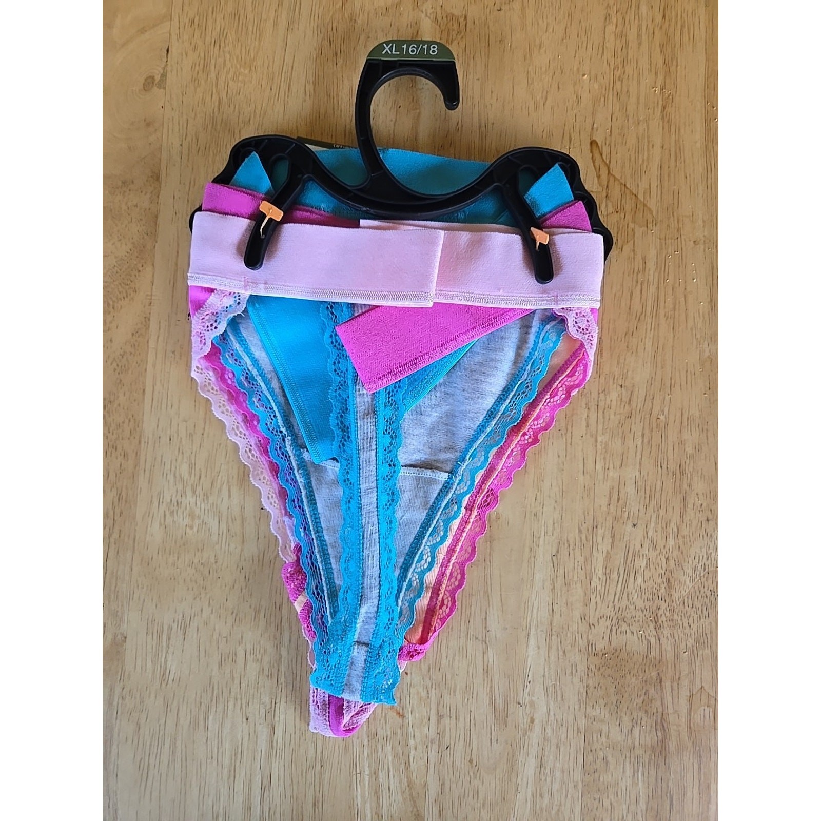 CELEBRATE! SUMMER STRING THONG Size XL-16/18 3-Pack COTTON Panties