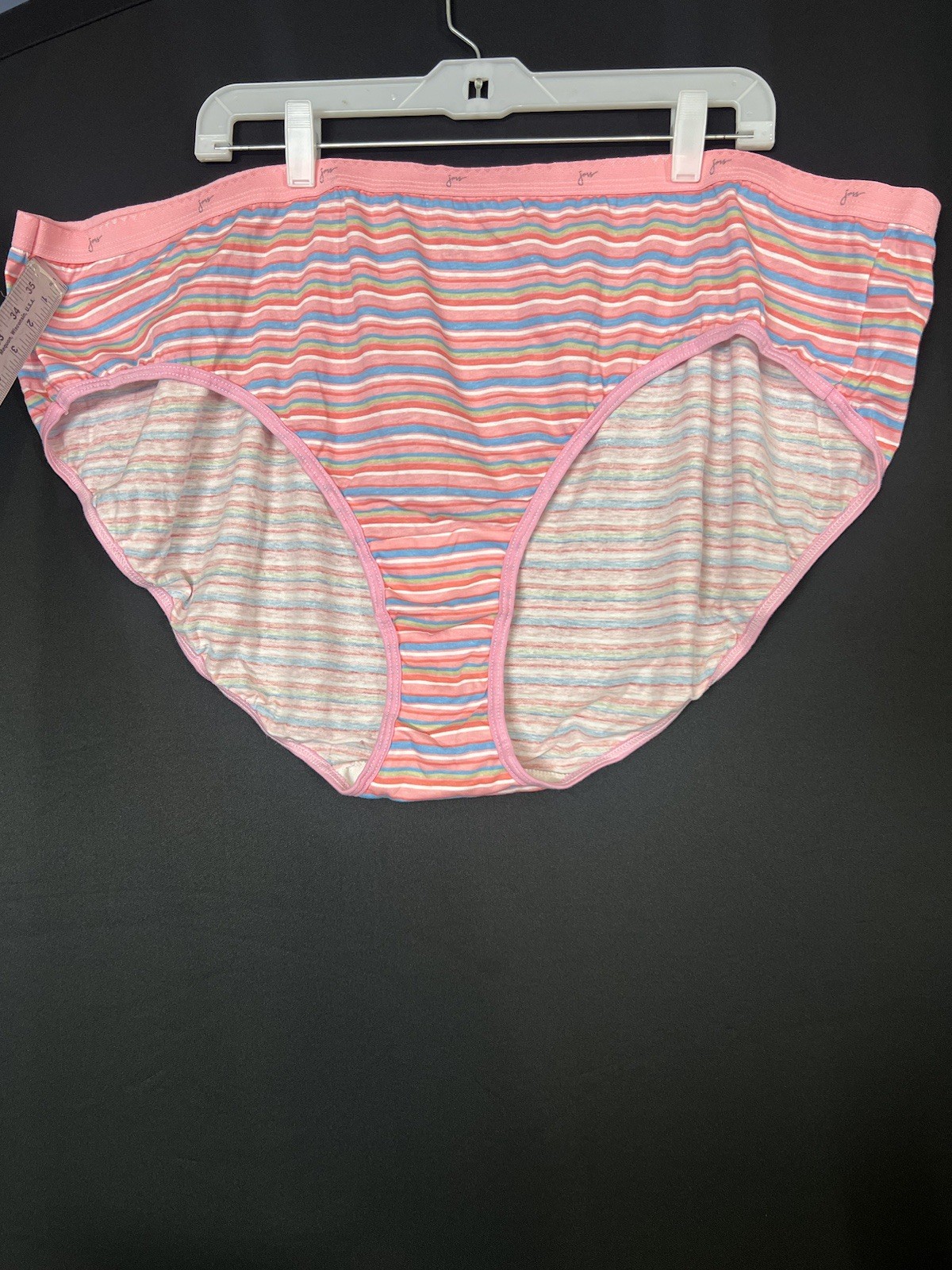 JMS Womens Size 14 Panty Brief Just My Size Pink 100% Cotton New Without Tags
