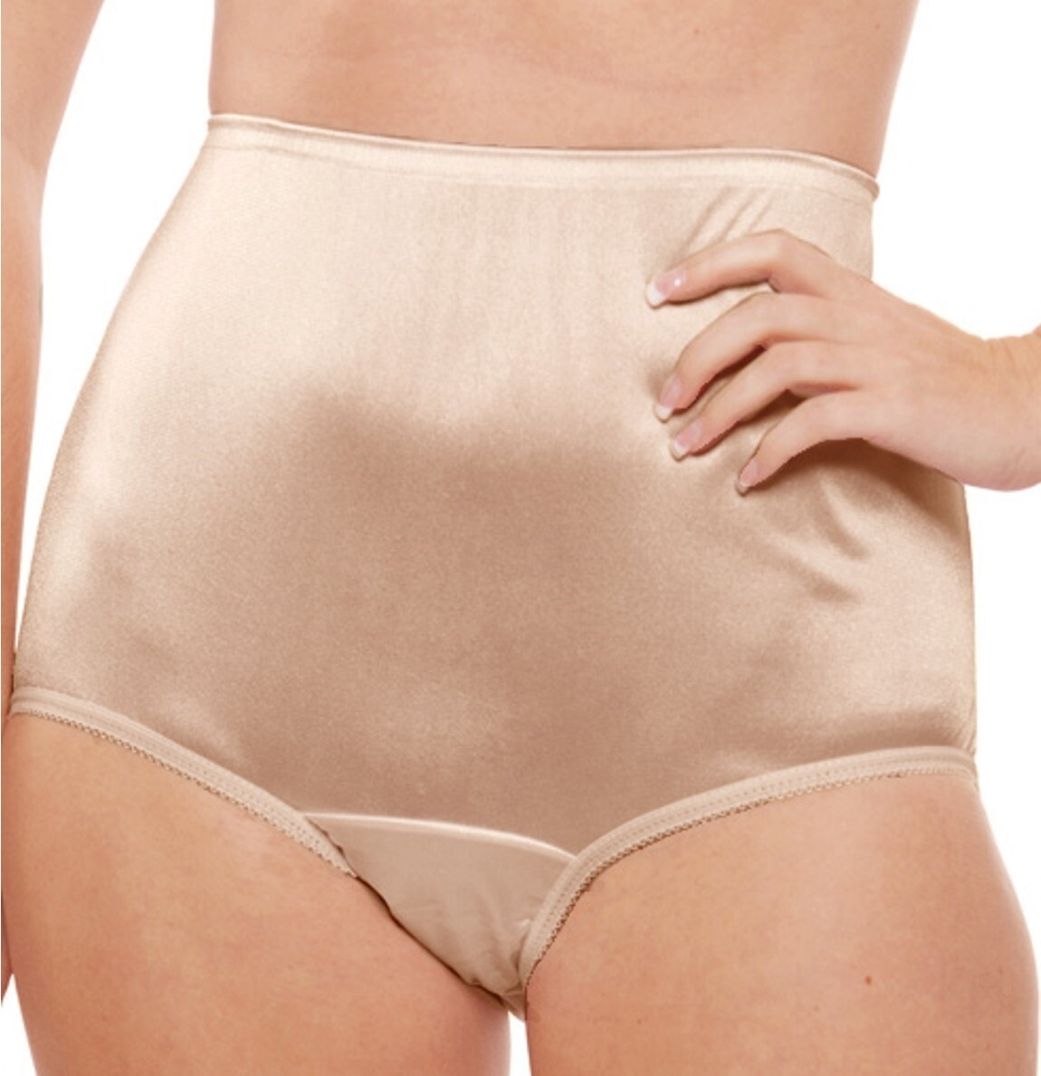 Teri’s Soft Silky Nylon Panty Brief – 3 Pair