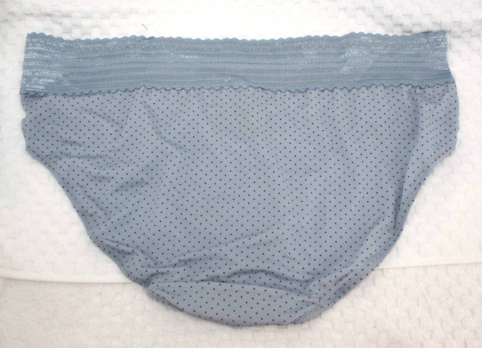 New set/3 WARNER’S no muffin top HIPSTER panties ROSE BLACK white BLUE dot 9/2XL