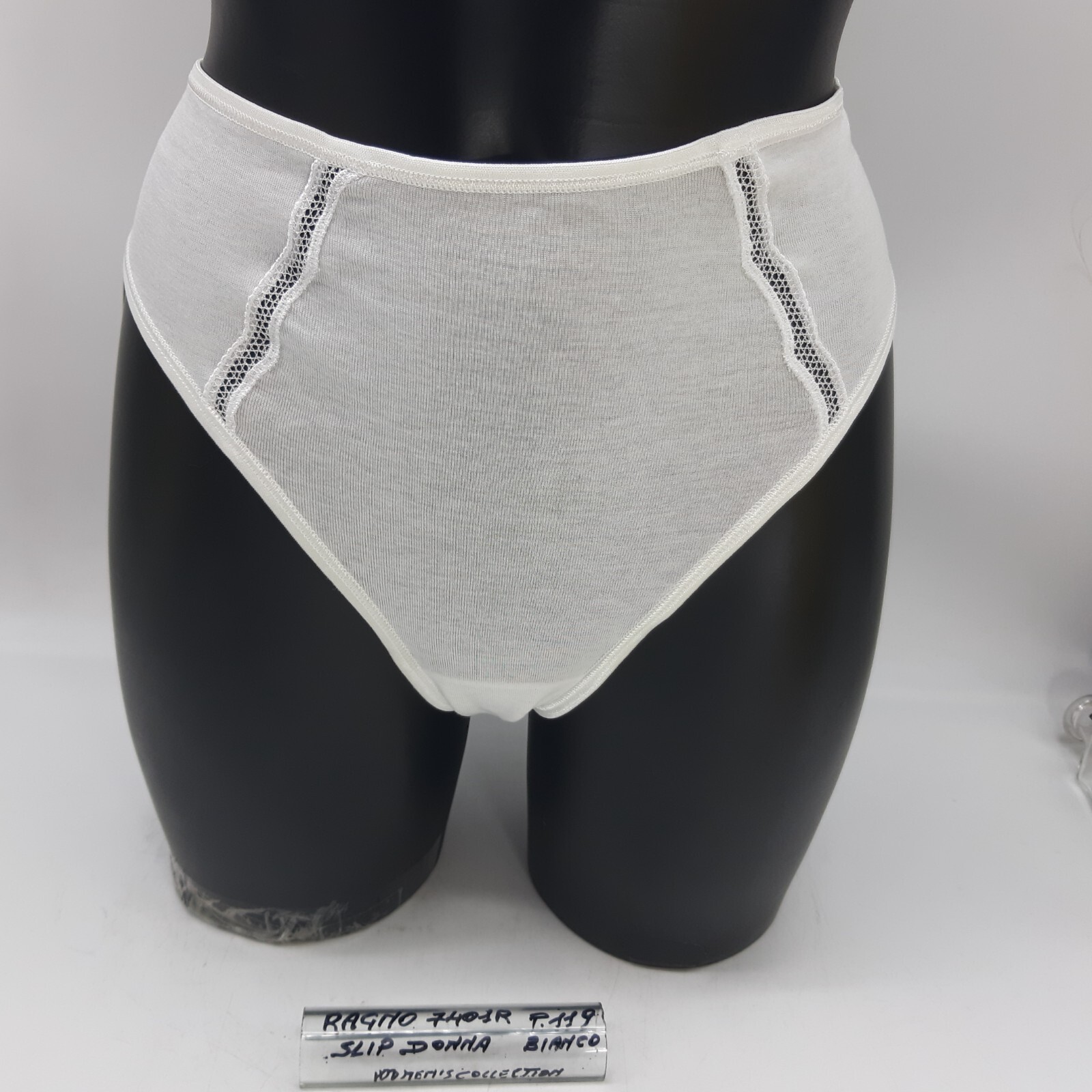 Women’s Briefs, Black/White Cotton, Women’s Collection 7401R Spider