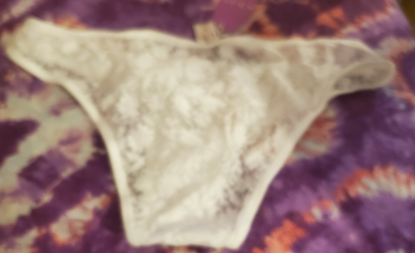NWT CLO INTIMO WHITE LACE BIKINI BRIEF UNDERWEAR SMALL