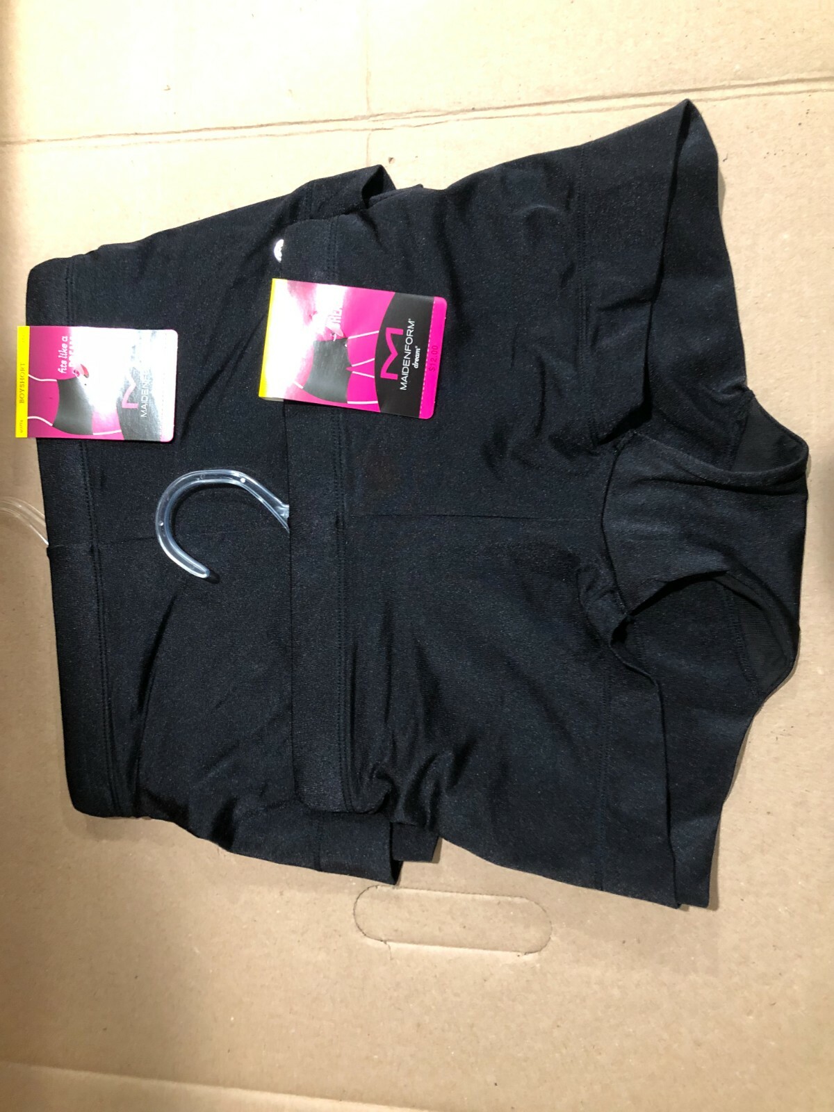 (2 Pcs) Maidenform Women’s Dream Boyshort Black Size Medium #40774 NEW FREE SHIP
