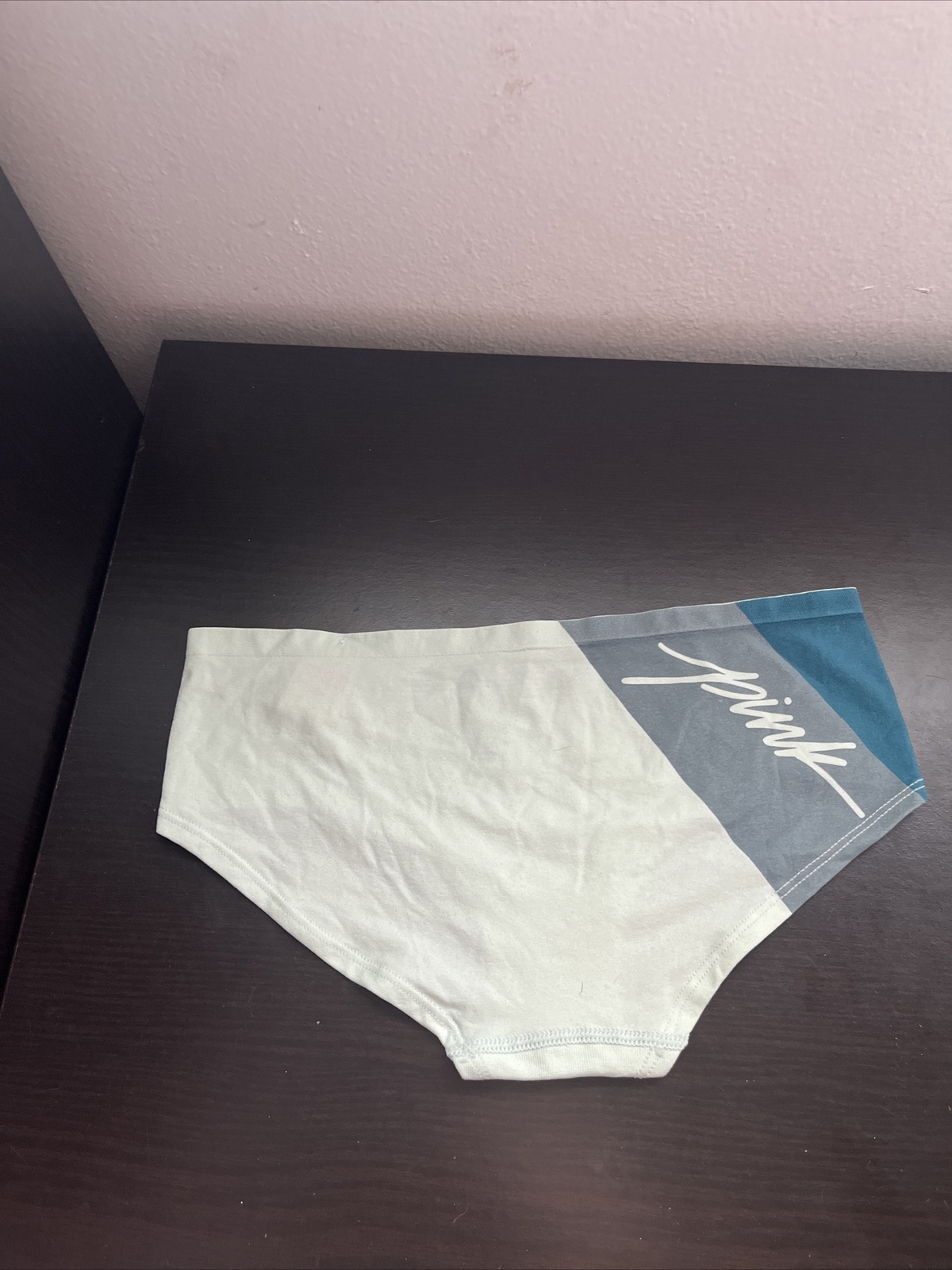 Victoria’s Secret Pink color block seamless logo rare low rise panties NWT