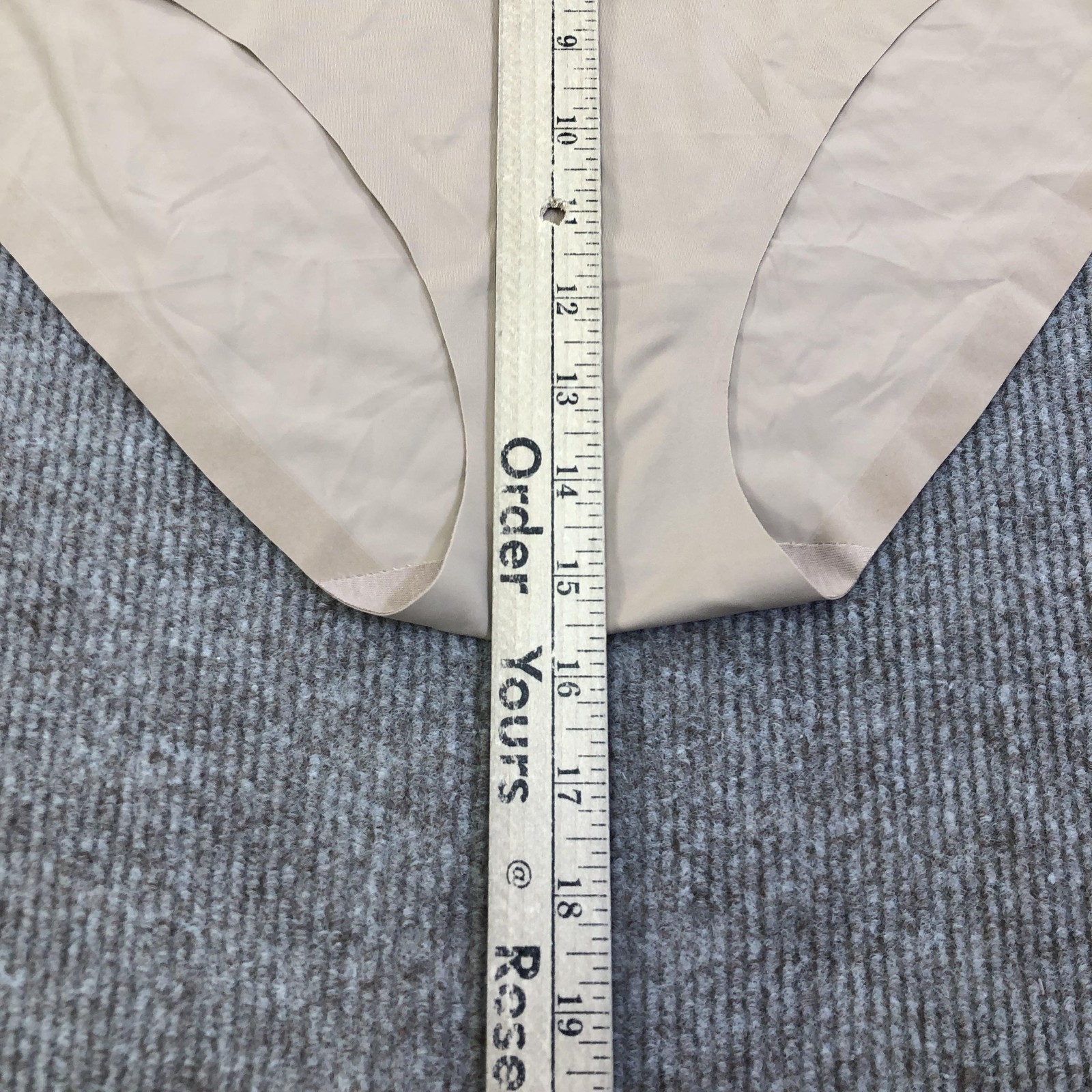 Underwear Womens L Beige Seamless High Waist Brief Panties Microfiber Stretch