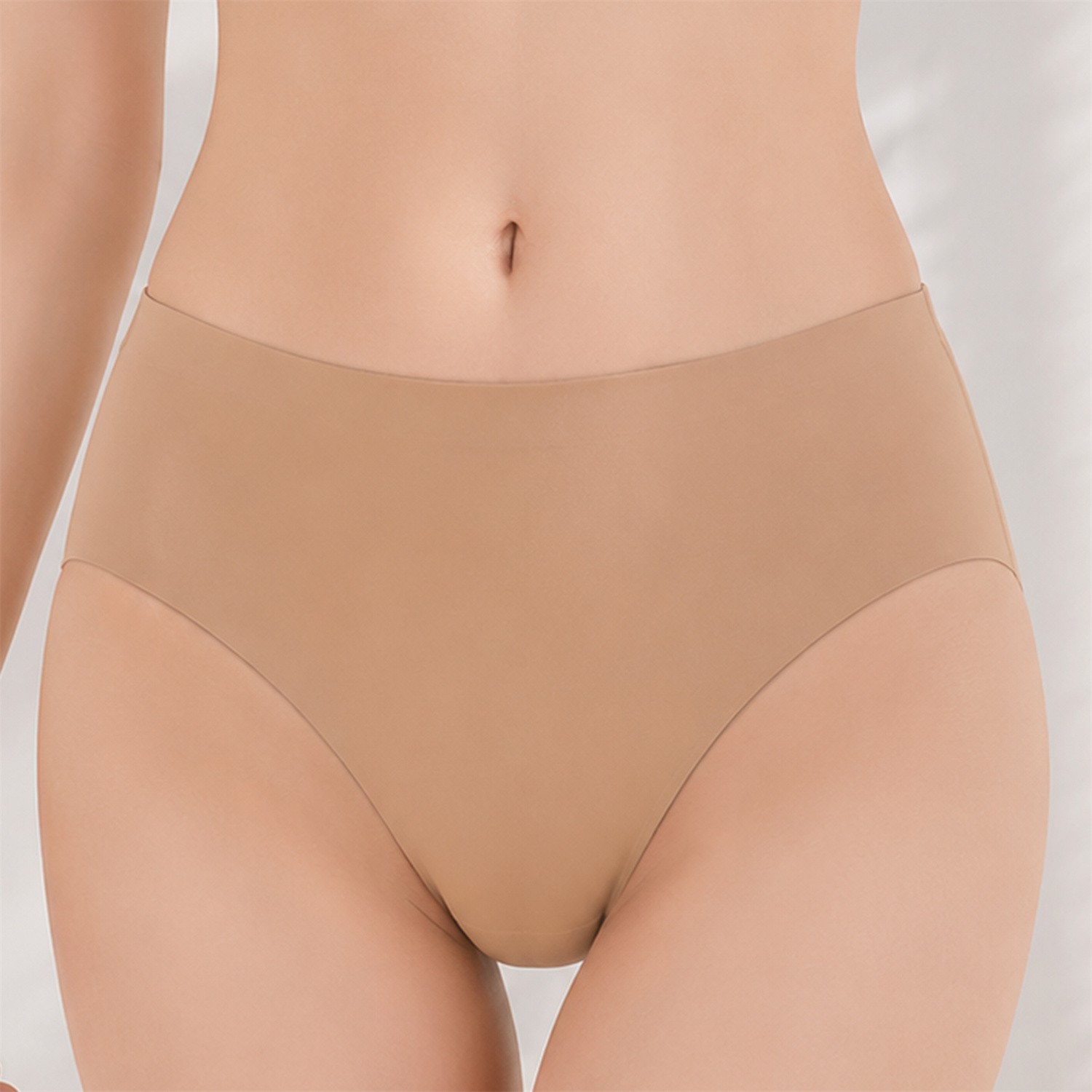 Ice Silk Seamless Underwear Smooth Soft Breathable No-Show Panties