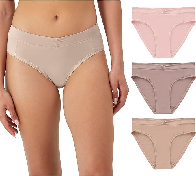 Maidenform womens Microfiber Underwear, High-rise Tailored High Leg Panty dm3tbk
