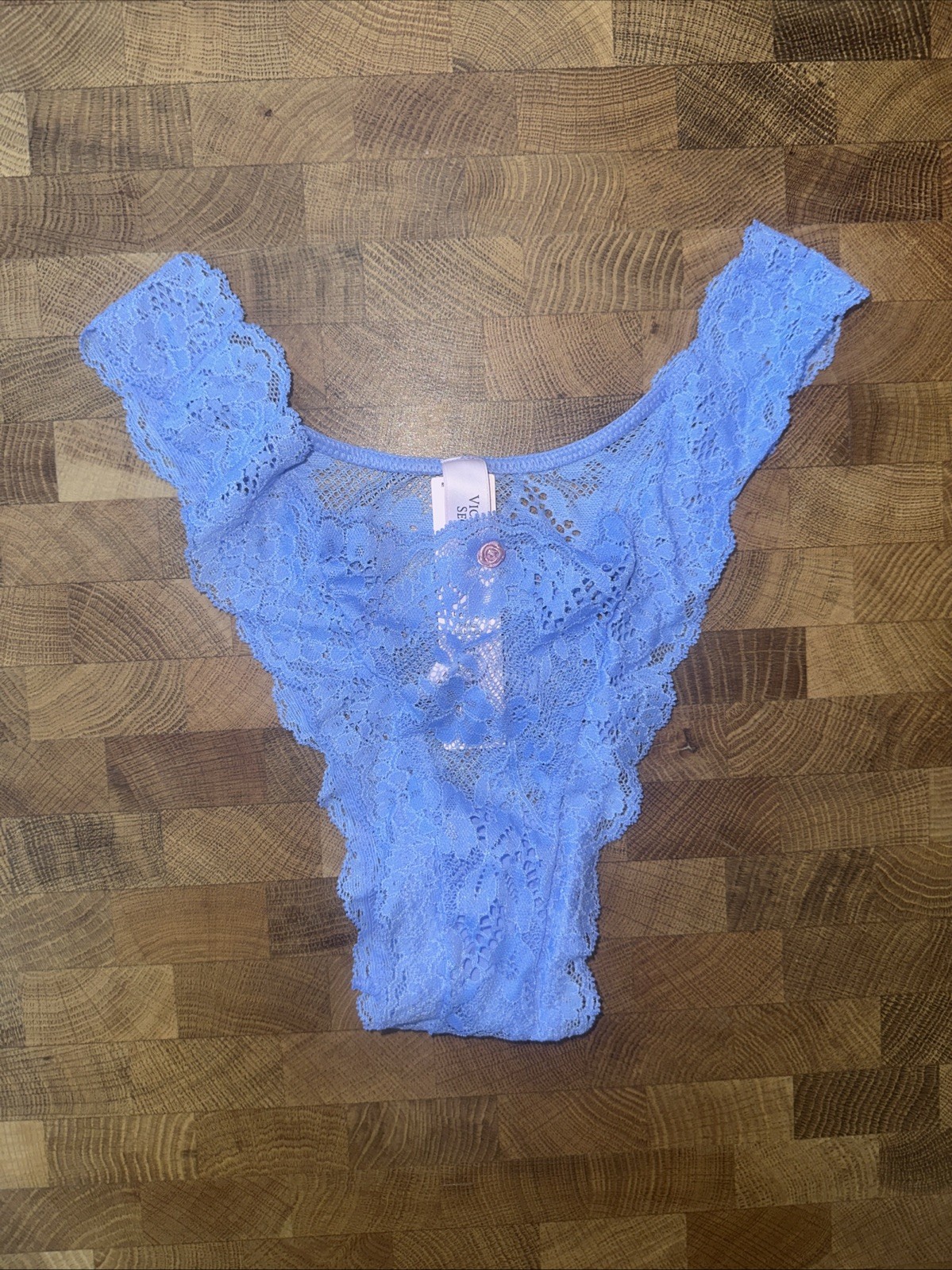 Victoria’s Secret Women’s Underwear Dream Angels Brazilian/Slip Blue Size: S