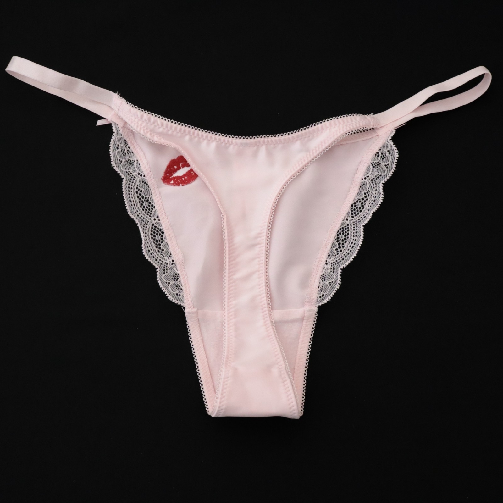 Victoria’s Secret Tease Satin Kiss High Leg Thong V-String Panty S M