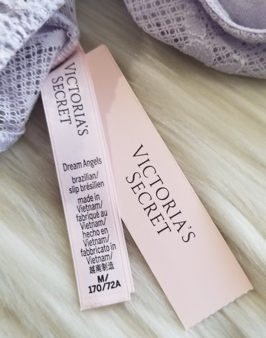VICTORIA’S SECRET DREAM ANGELS TWINKLE BUTTERFLY OPEN BACK BRAZILIAN PANTY M/M