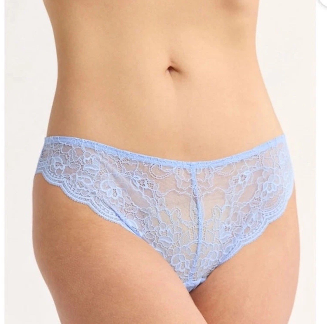 Joyspun Cheeky Panties Scalloped Lace 3-Pack Stretch Pink/Blue/Navy XXXL (22)