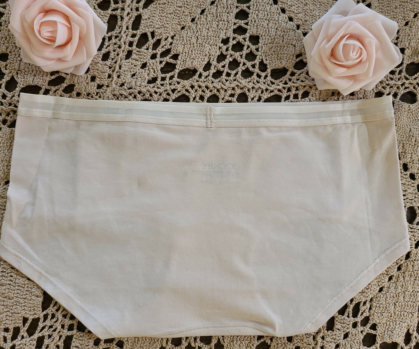 Small JOCKEY 😎 Cool Cotton Allure Beige Hip Hugger 1625 Cotton Stretch NWT $13