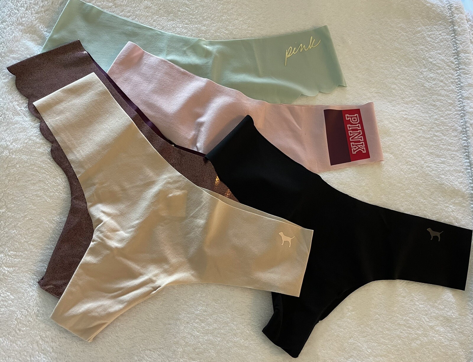 5X VICTORIA’S SECRET Small NO-SHOW THONG PANTY (varieties Colors)