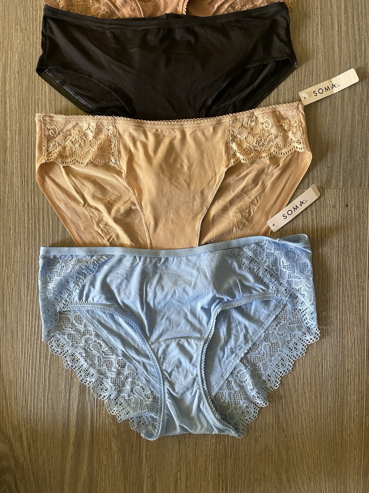 $86 Soma Panty Lot ~6 Pairs ~Large~Mixed Styles NWOT❤️