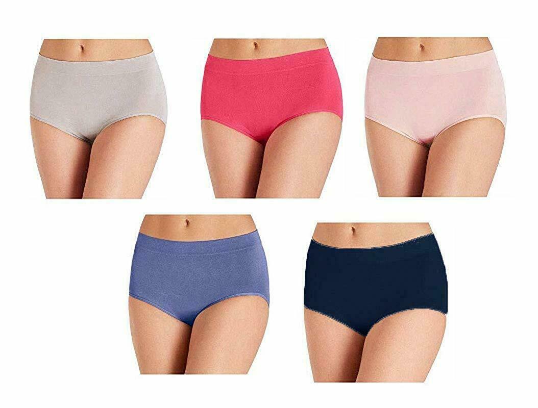 CAROLE HOCHMAN Women’s Seamless Brief 5 Pack of Underwear | C41