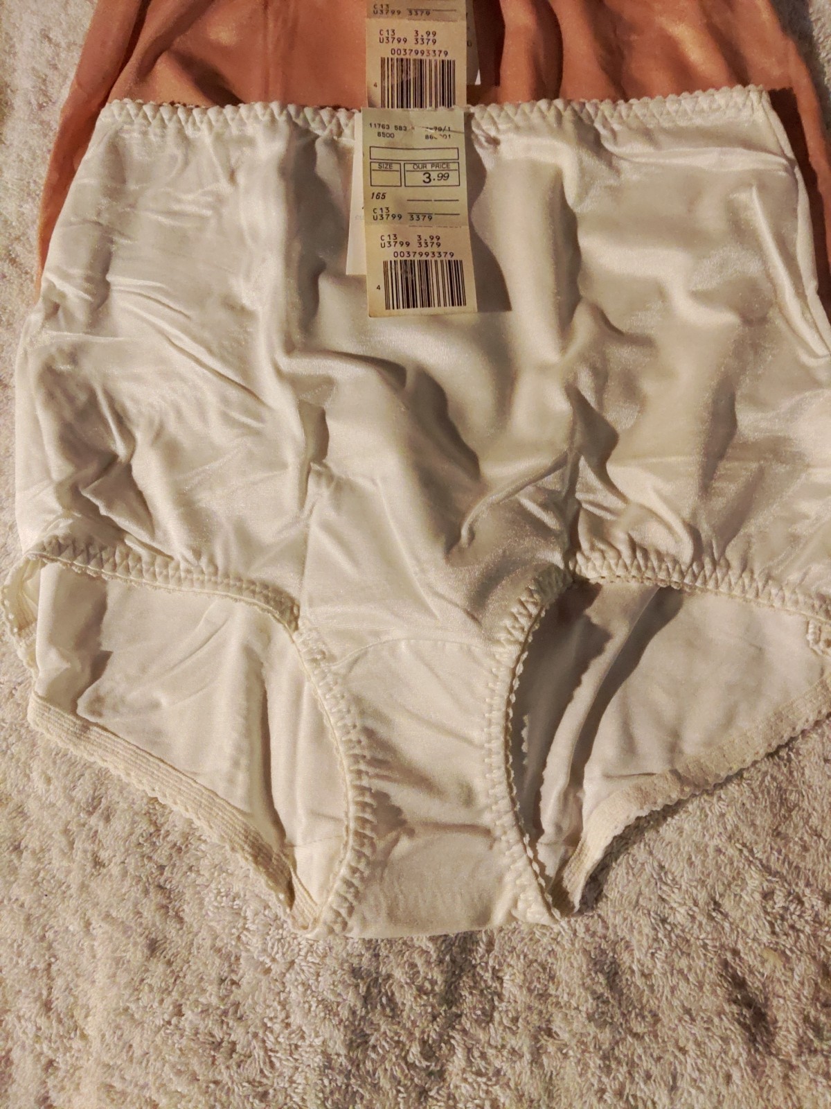3 Pair-Bali “Something Else” Brief Panties Sz 9, 85% Antron III Nylon 15% Lycra