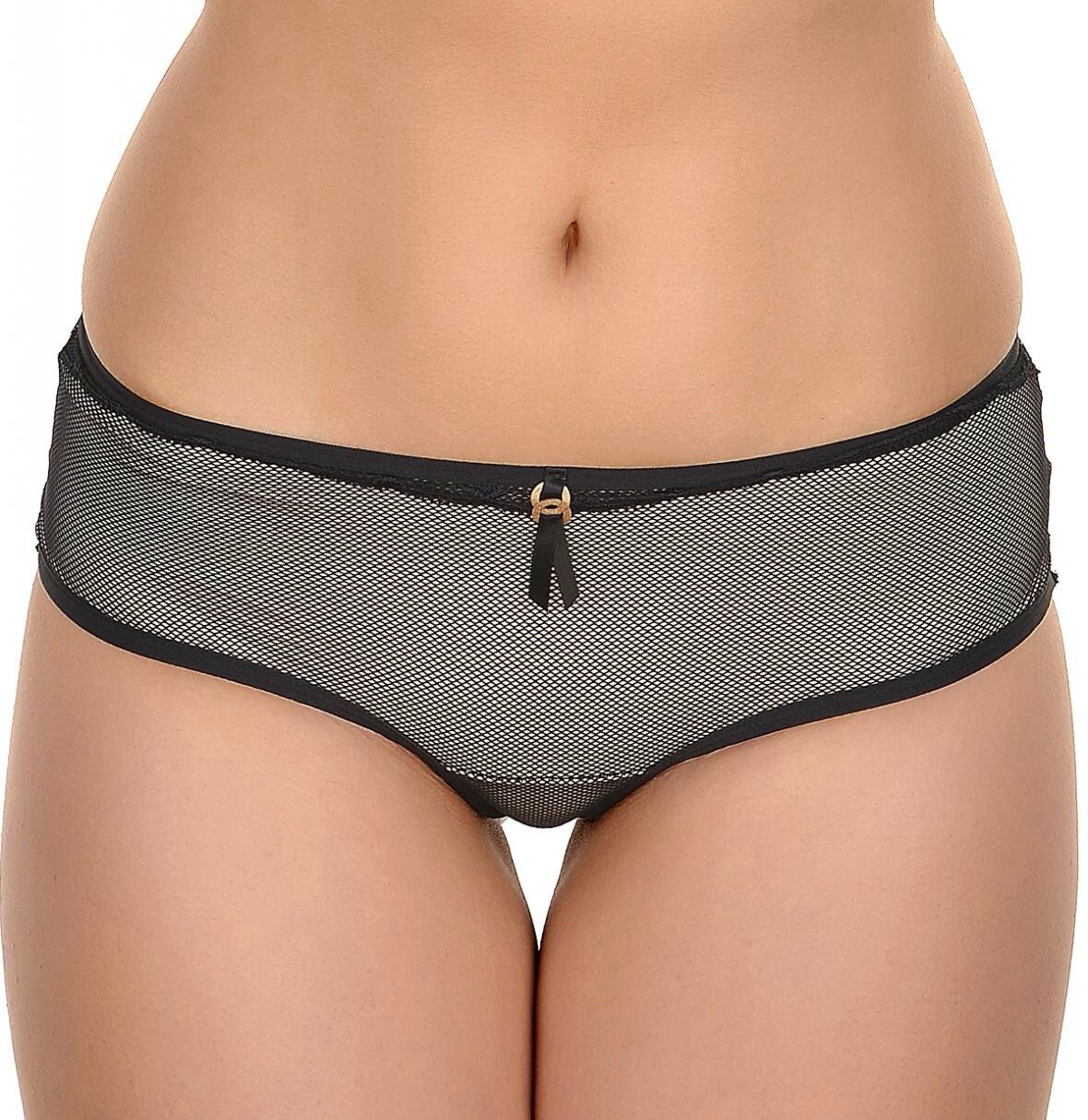 Freya Idol Allure Short Brief Black Nude Size S 10 12 Fishnet Knickers 1806 New