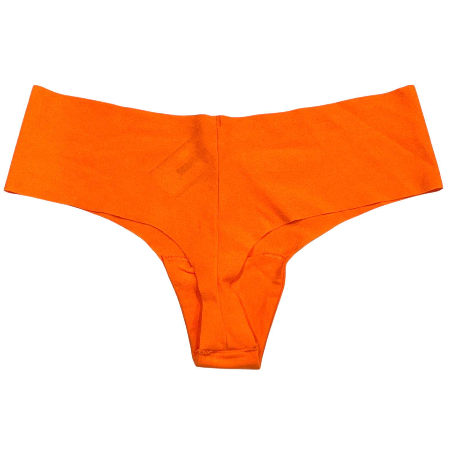 NWT VICTORIA’S SECRET PINK No Show Thong Pantie Sz XS-M-L-XL Orange Ghosts