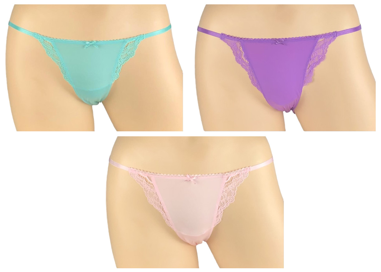 VICTORIA’S SECRET DREAM ANGELS LACE TRIM STRING BIKINI PANTY XS S M L XL NWT