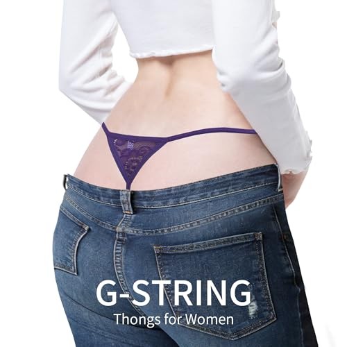 Lace G-String Thongs for Women Seamless Sexy Cotton X-Small F47-1803-10pcs