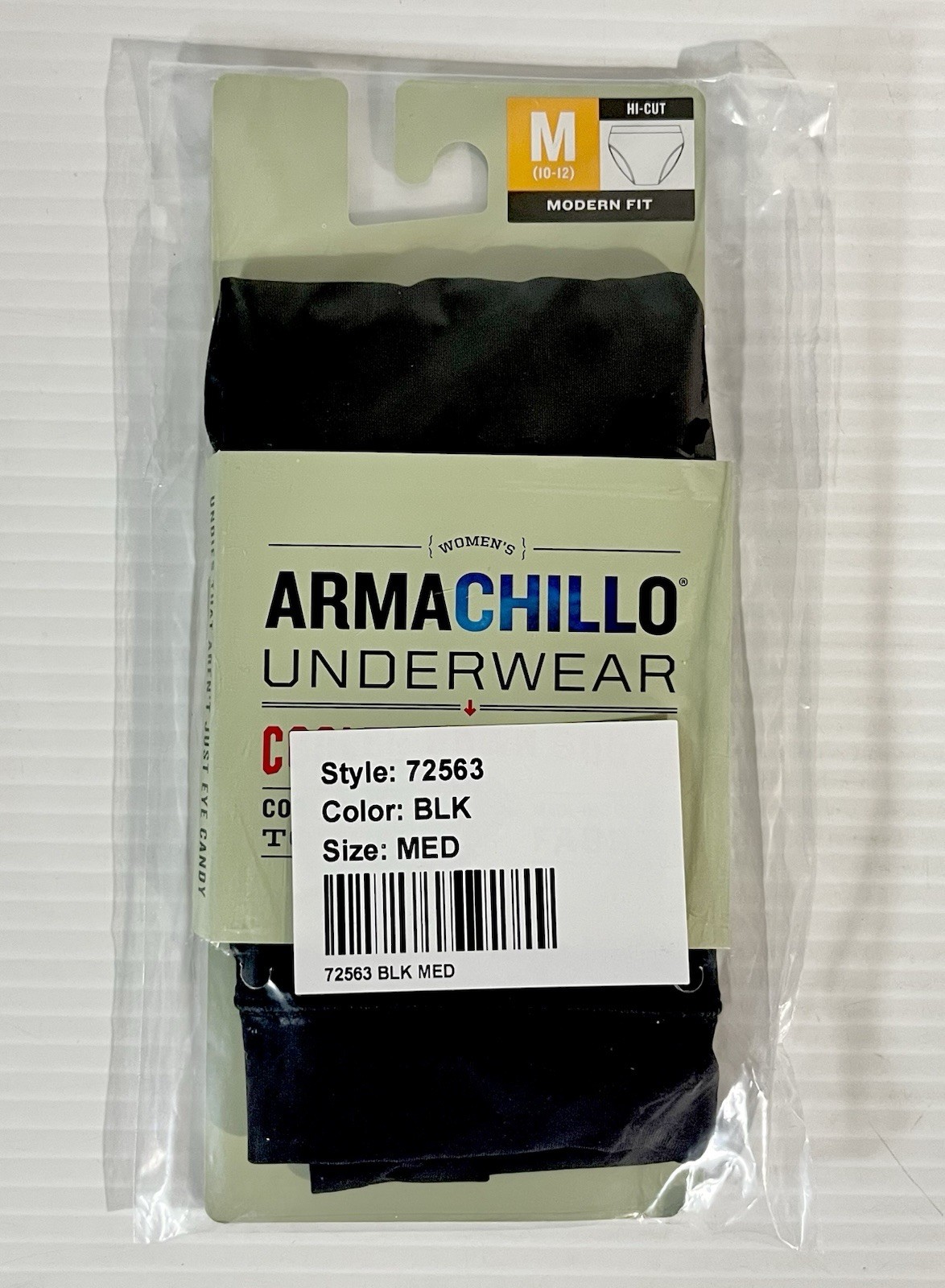 Duluth Women’s Armachillo Cooling Underwear Hi-Cut Brief/Black Medium (10-12)