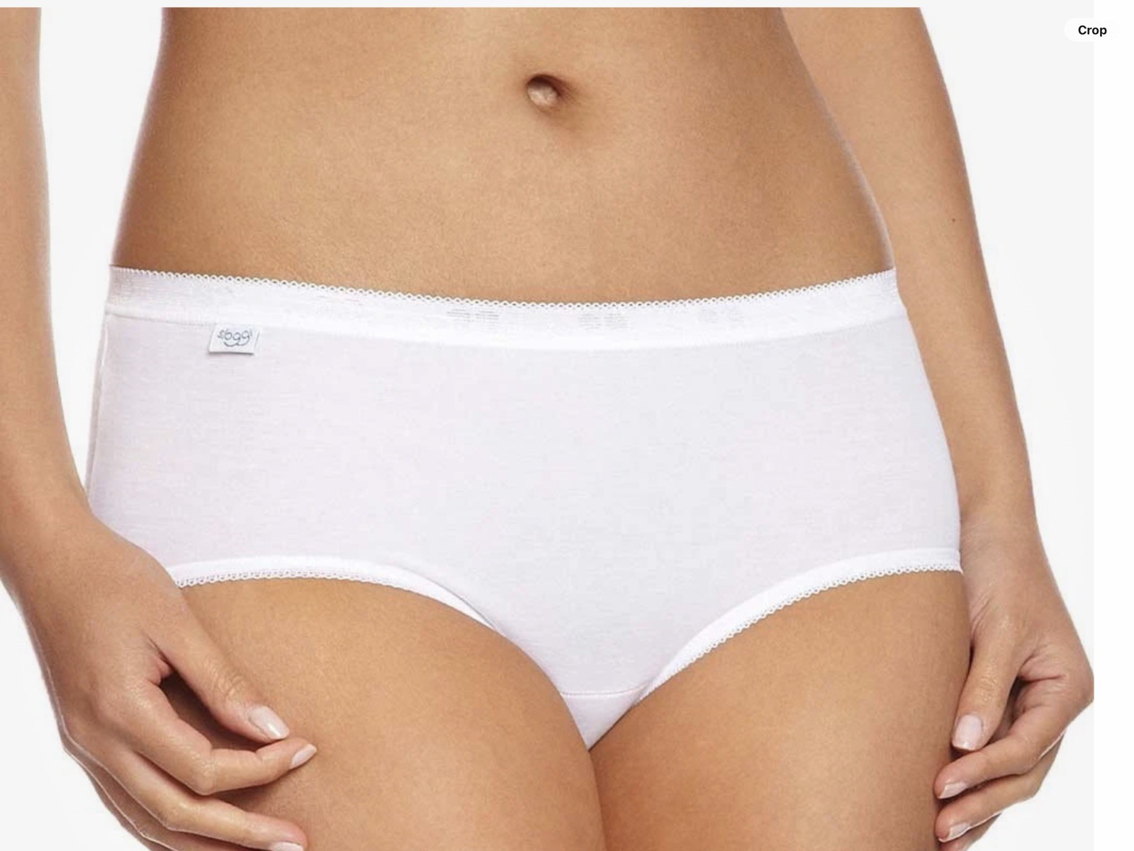 Sloggi Go Casual MIDI 4 Pack Briefs Size 14 White