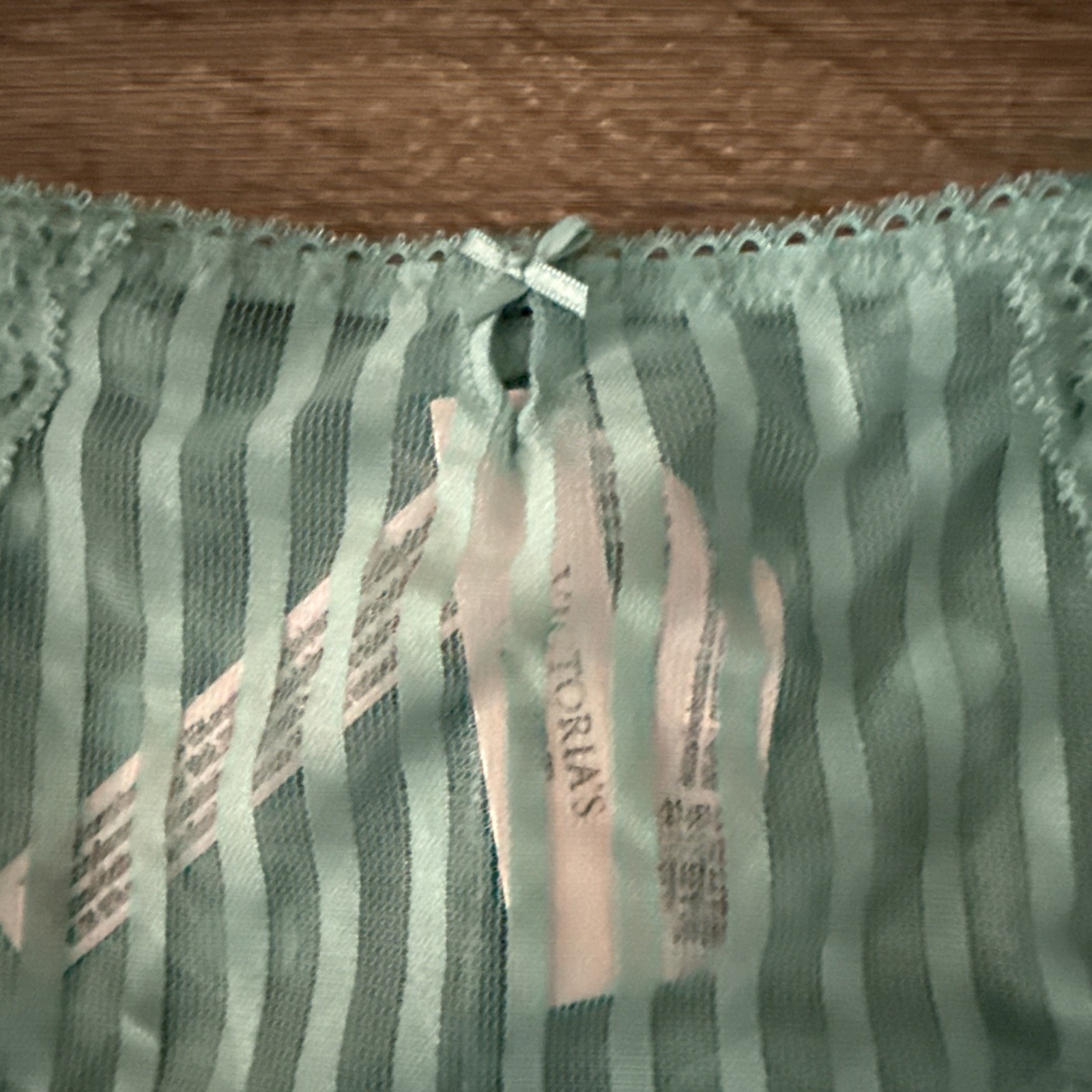 Victoria’s Secret Medium Sheer Teal Blue Cheeky Panties