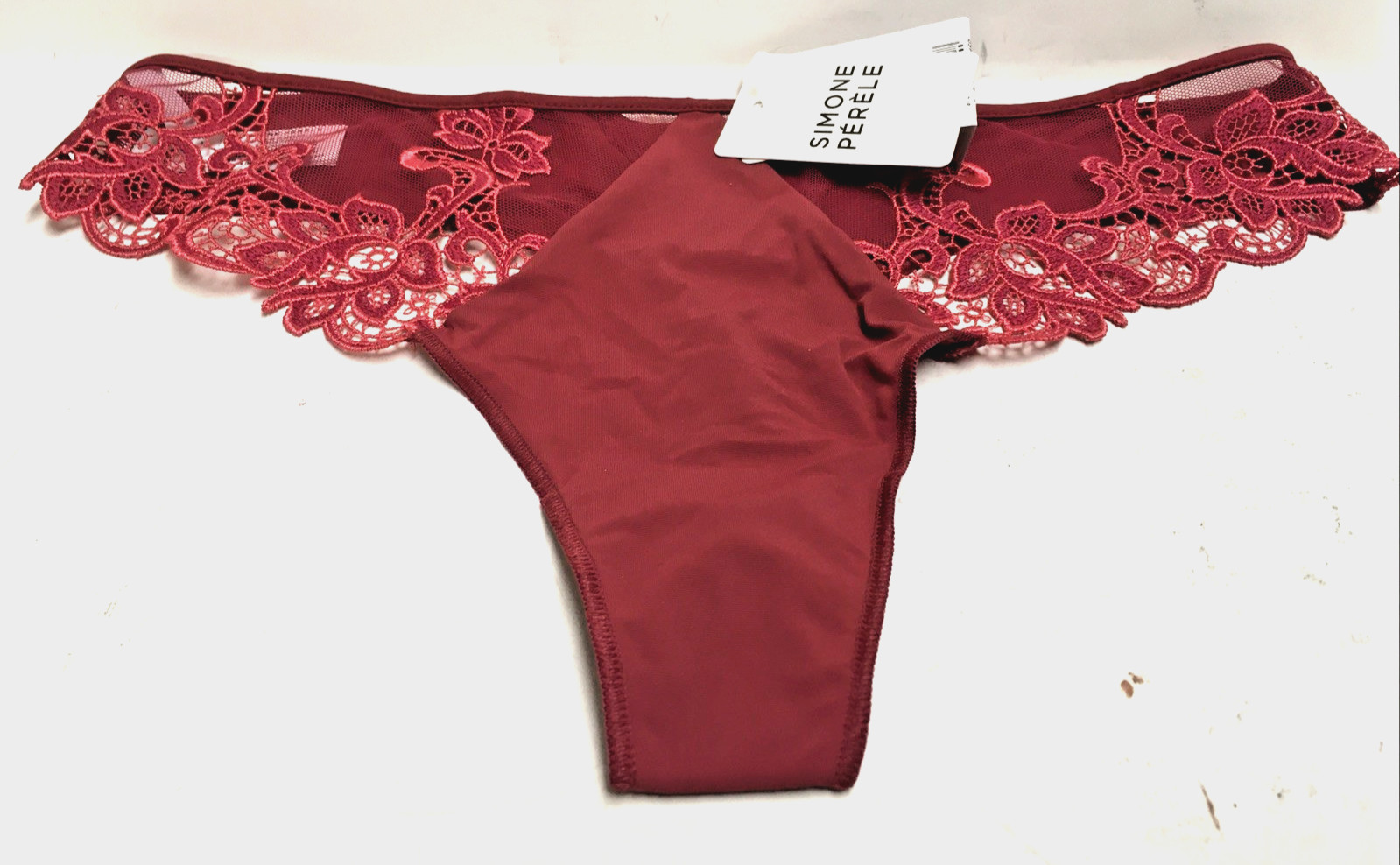 SIMONE PERELE Sag Lipstick Microfiber / Lace Thong Panty, New with tag assorted