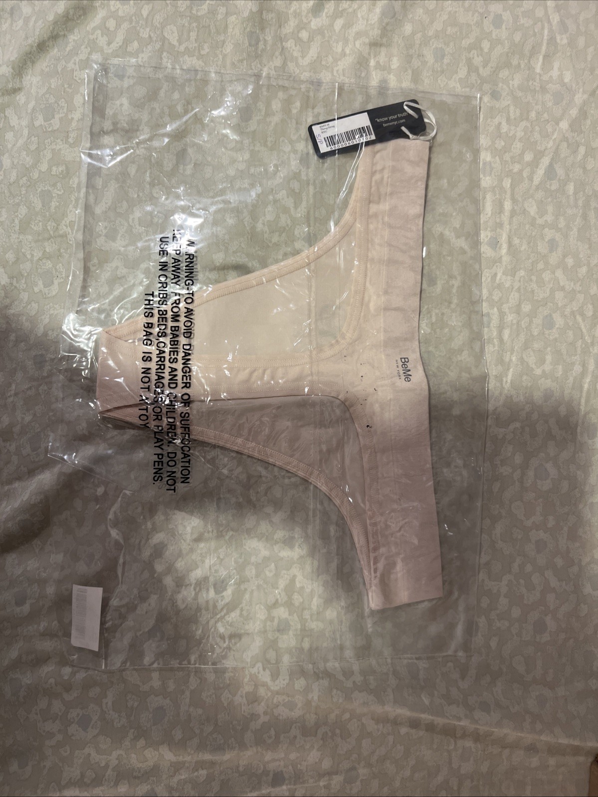 BeMe Women’s Panties Thong Nude S/P