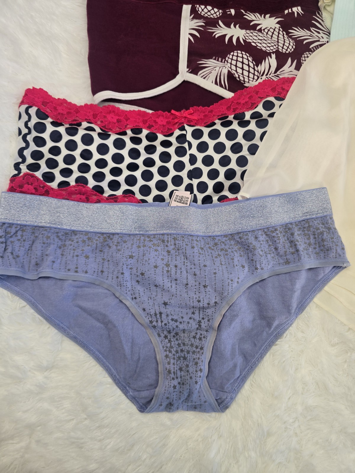 VS PINK Mixed Brands Panties Bundle Lot of 12 VTG Y2K Size Large