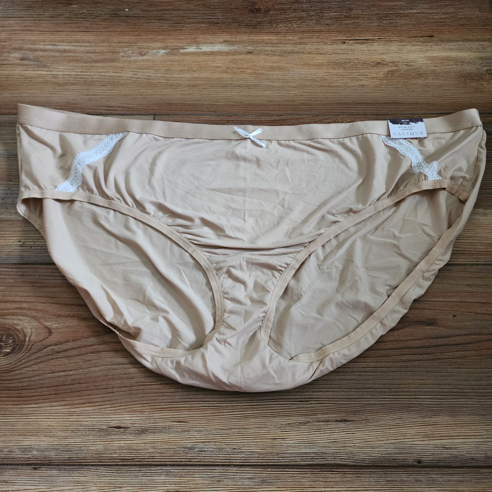Cacique Panties Womens 30/32 Cafe Mocha Extra Soft Full Brief NEW